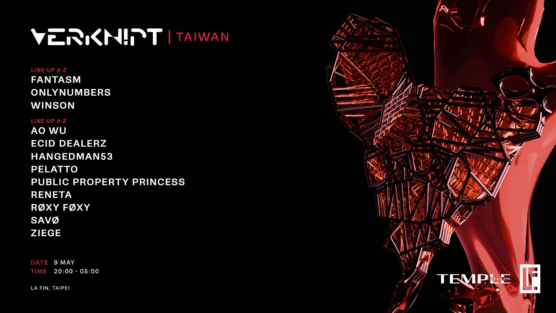 Verknipt Taiwan - Taipei - 9 May