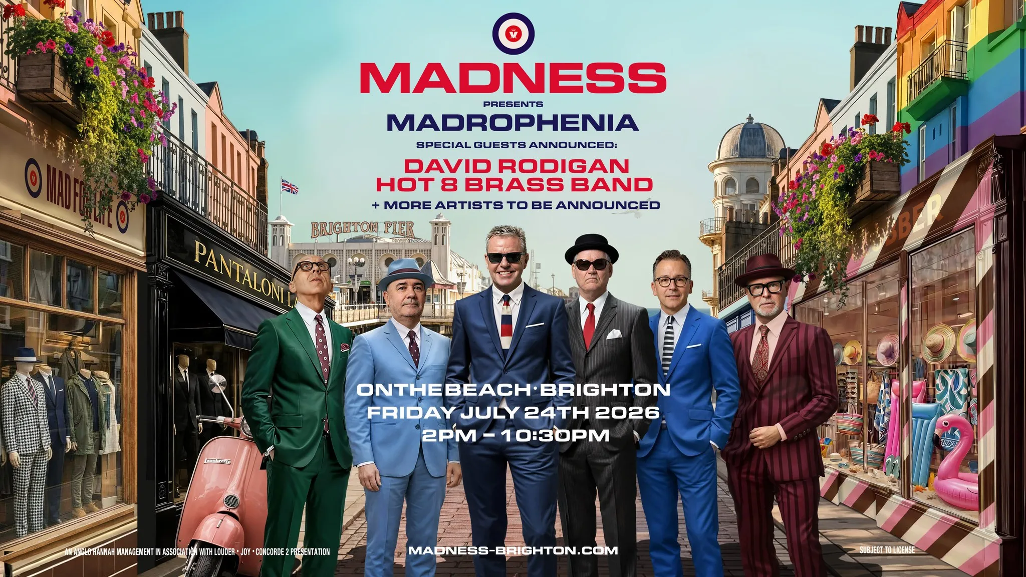 Madness - 24th July | On The Beach Brighton 2026