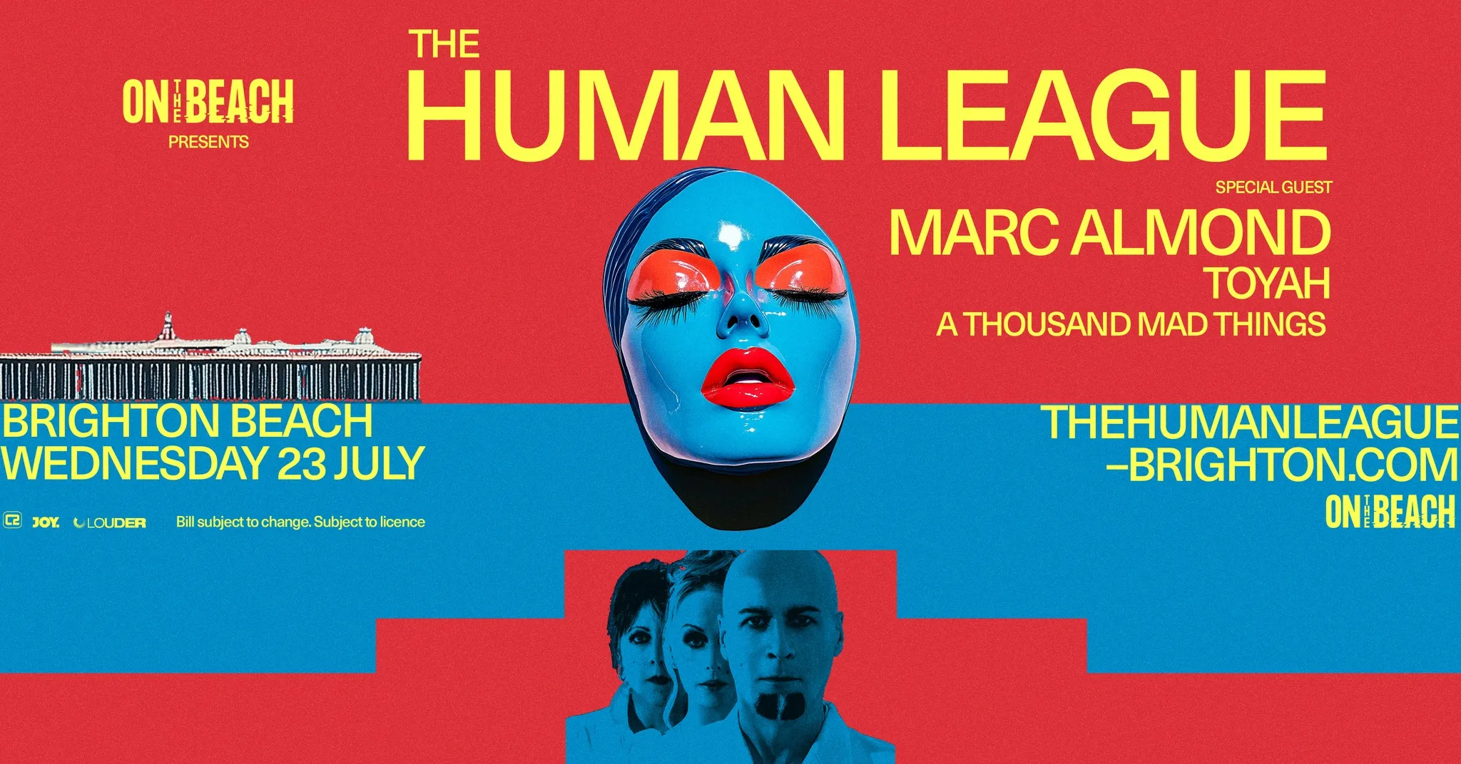The Human League w/ Marc Almond, Toyah & more | On The Beach Brighton 2025