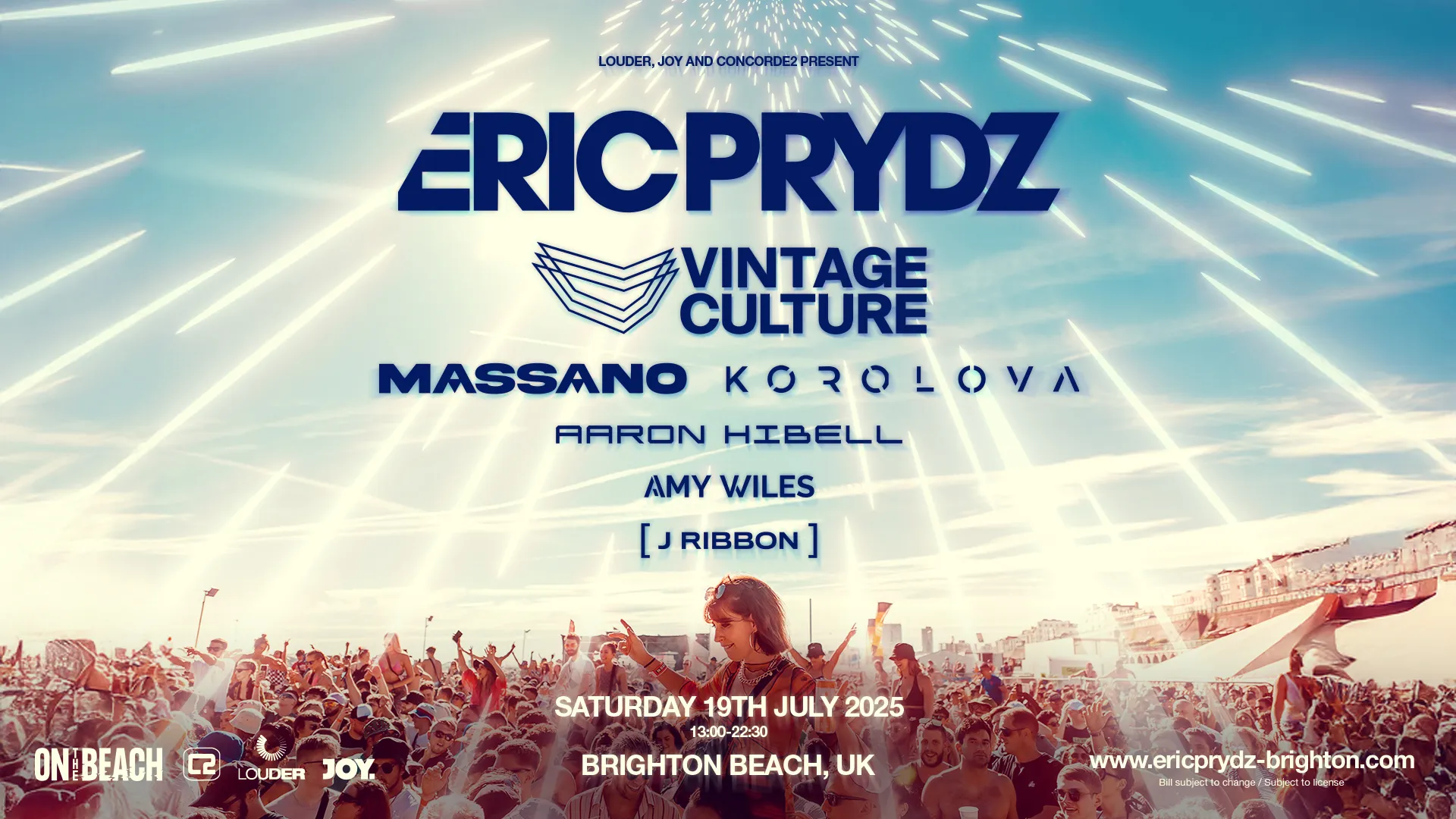 Eric Prydz, On The Beach Brighton 2025
