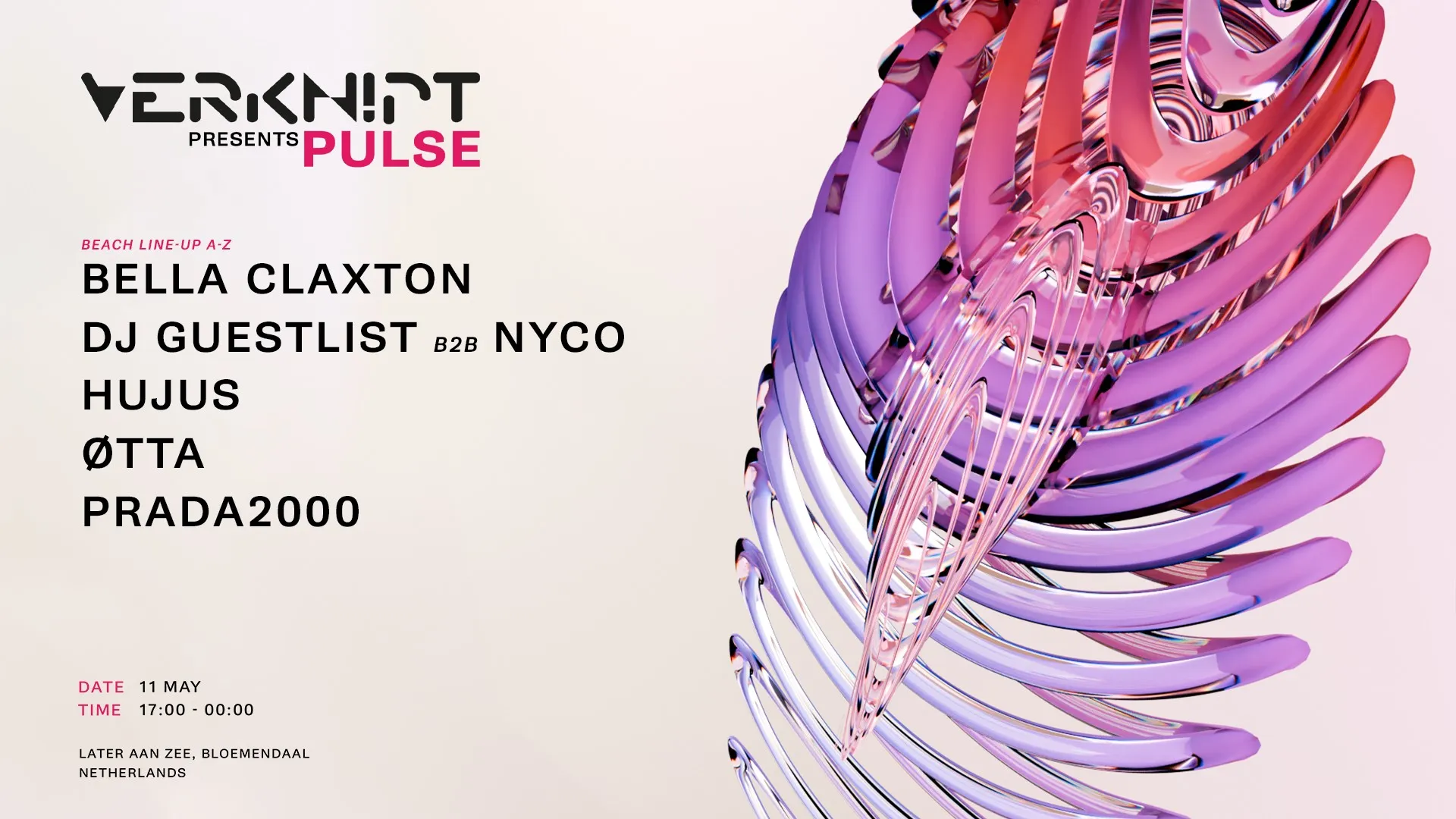 Verknipt presents Pulse - 11 May
