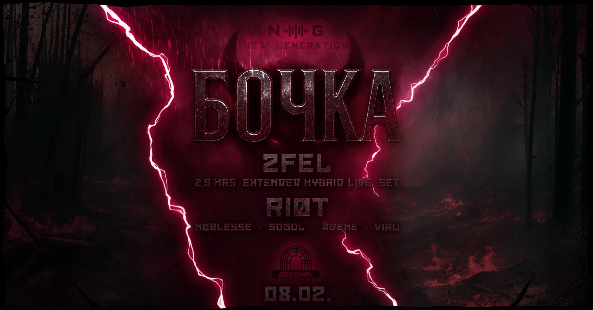 NEW GENERATION PRES: BOCHKA w/ RIOT & 2FEL (2,5 HRS EXTENDED HYBRID LIVE SET )