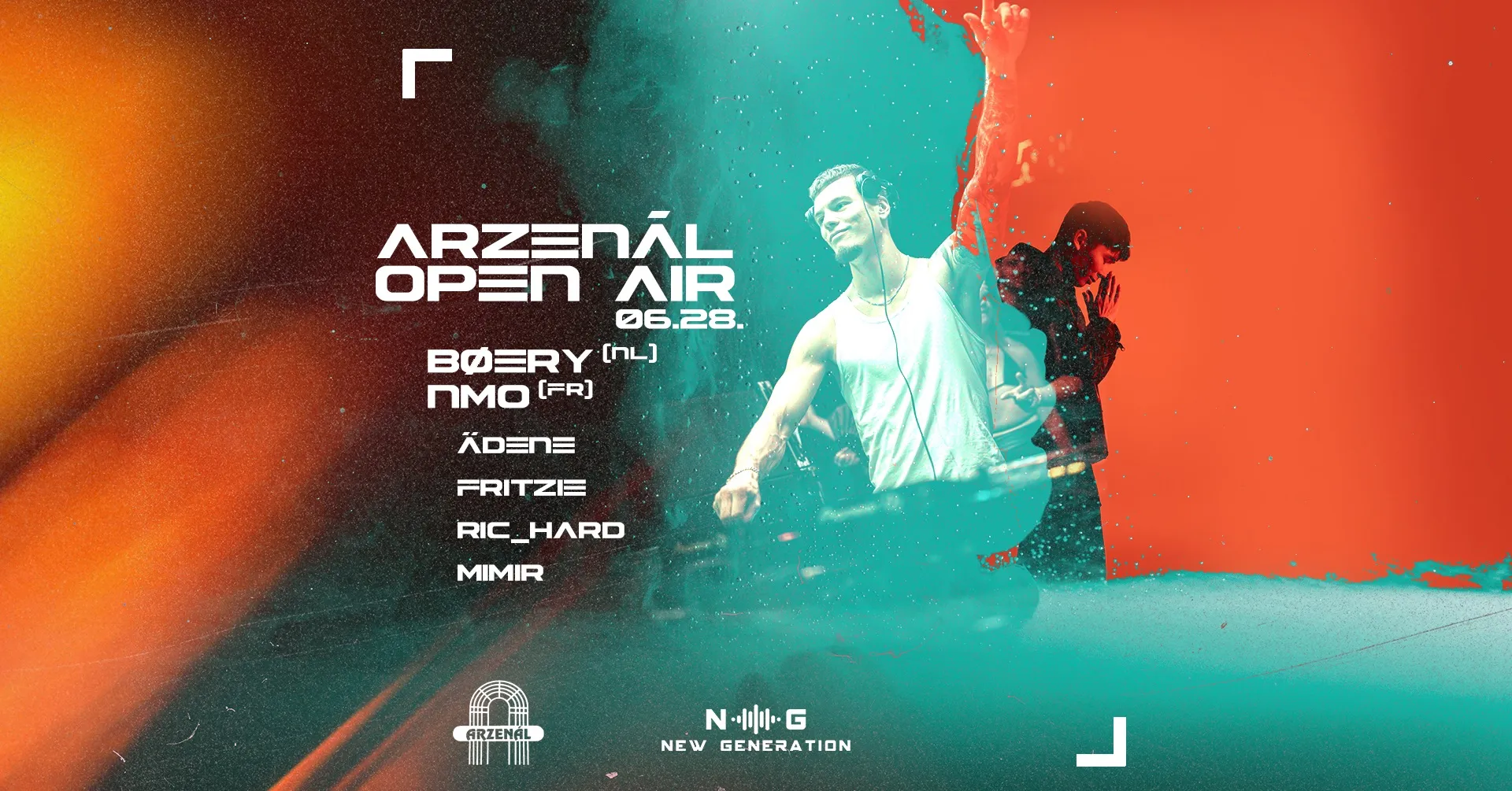 NEW GENERATION PRES: BØERY & NMO - @ARZENÁL OPEN AIR