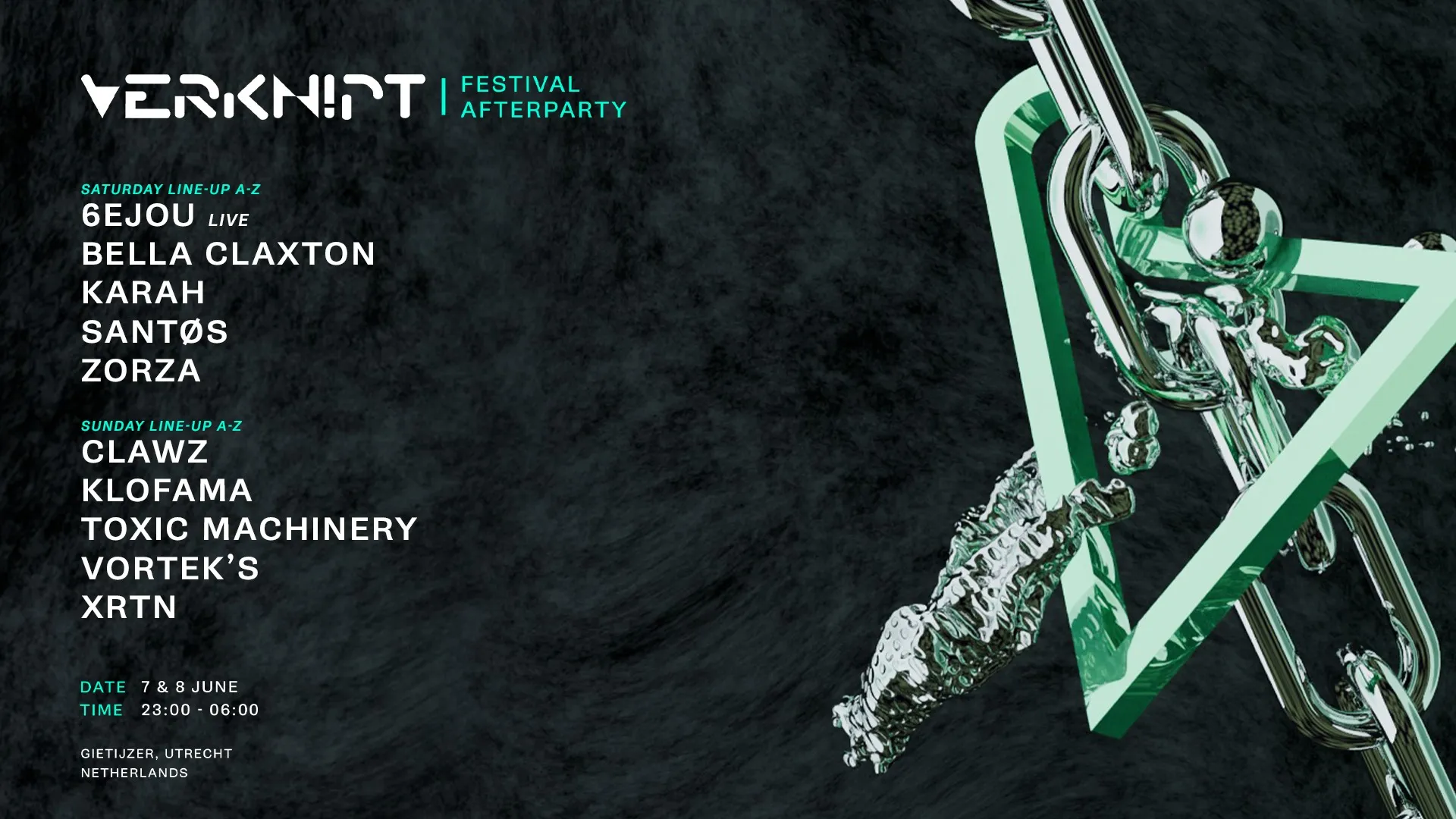 Verknipt Festival Afterparty - 7 & 8 June