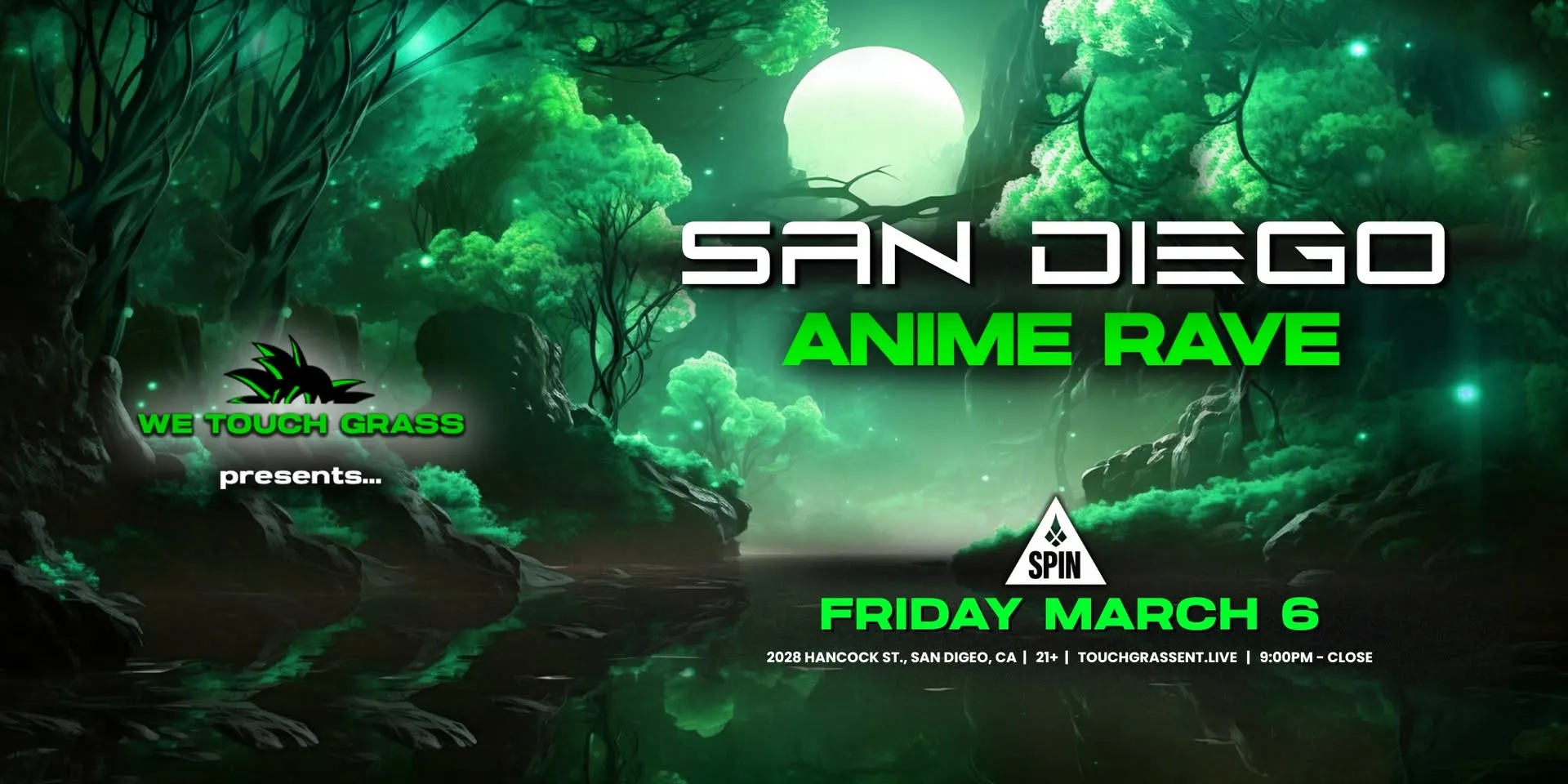 #WeTouchGrass presents: San Diego Anime Rave