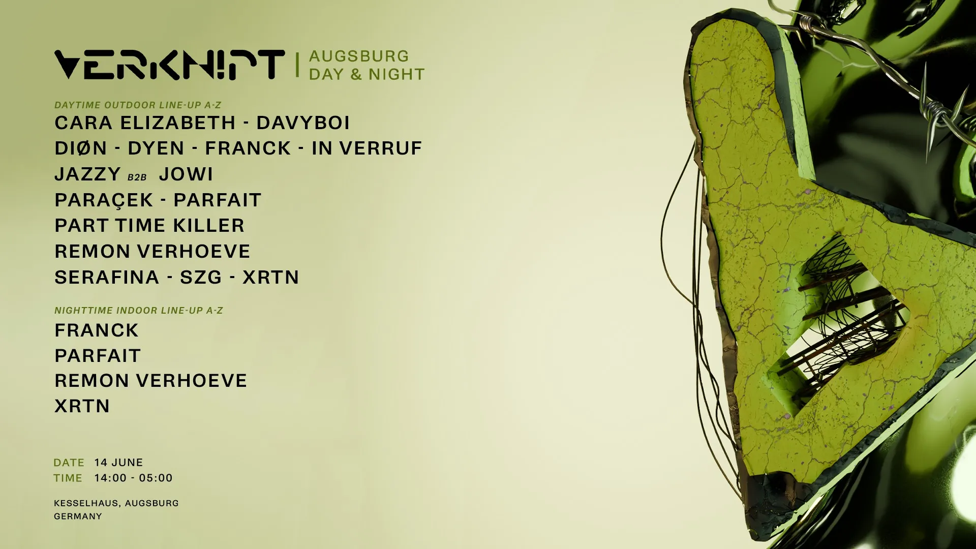 Verknipt Augsburg - Day & Night Festival - 14 June