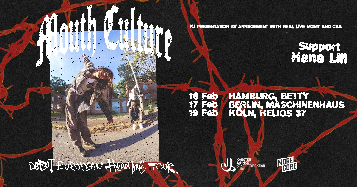 Mouth Culture | DEBUT EUROPEAN HEADLINE TOUR | Berlin