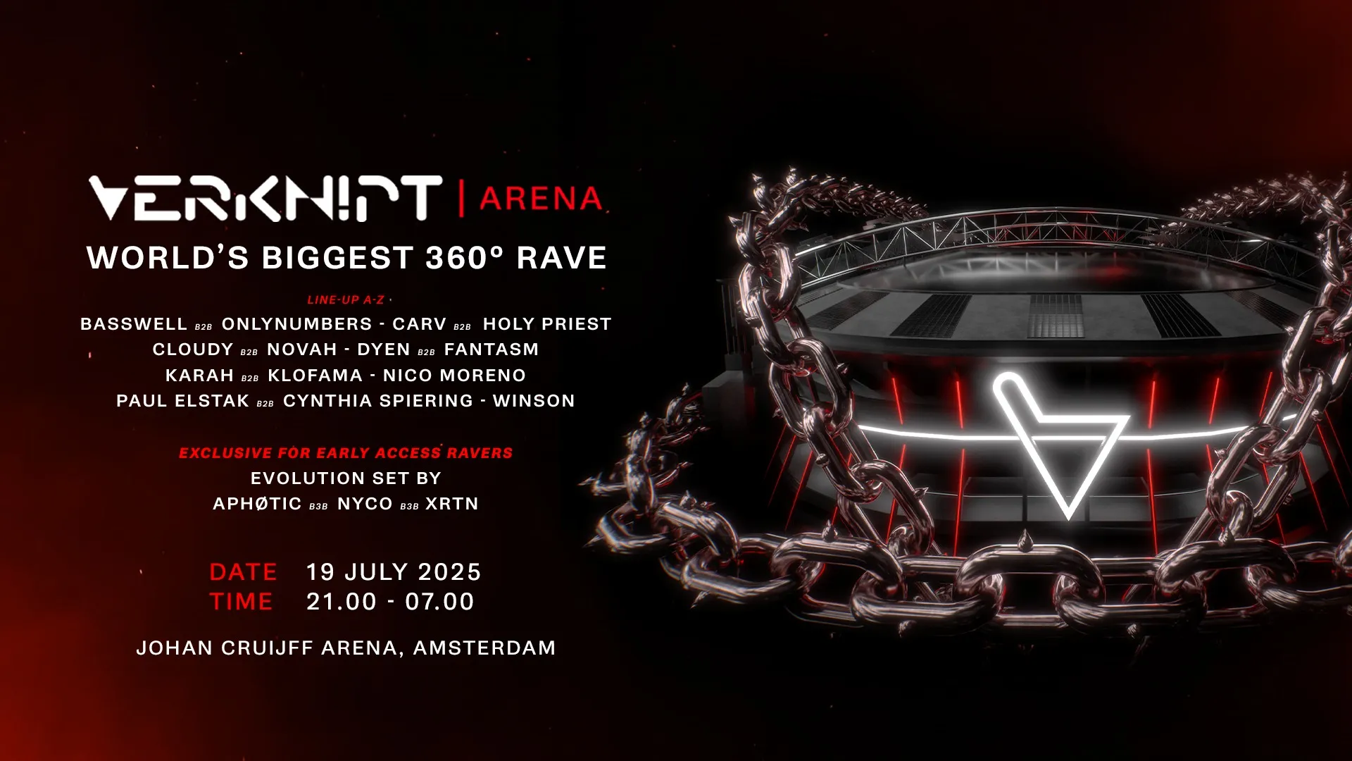 Verknipt ArenA 2025 | 360° - 19 July