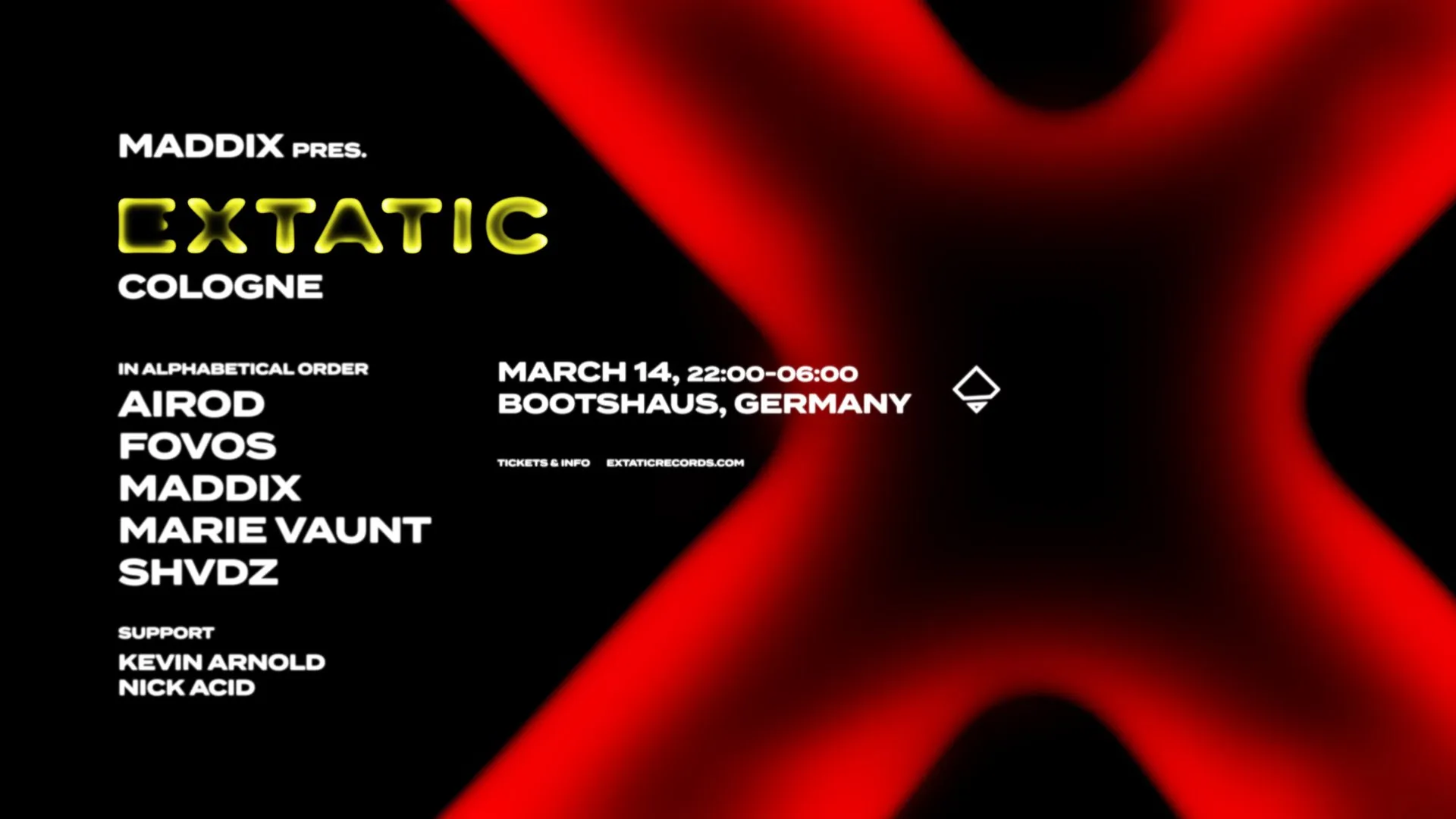 Maddix presents Extatic