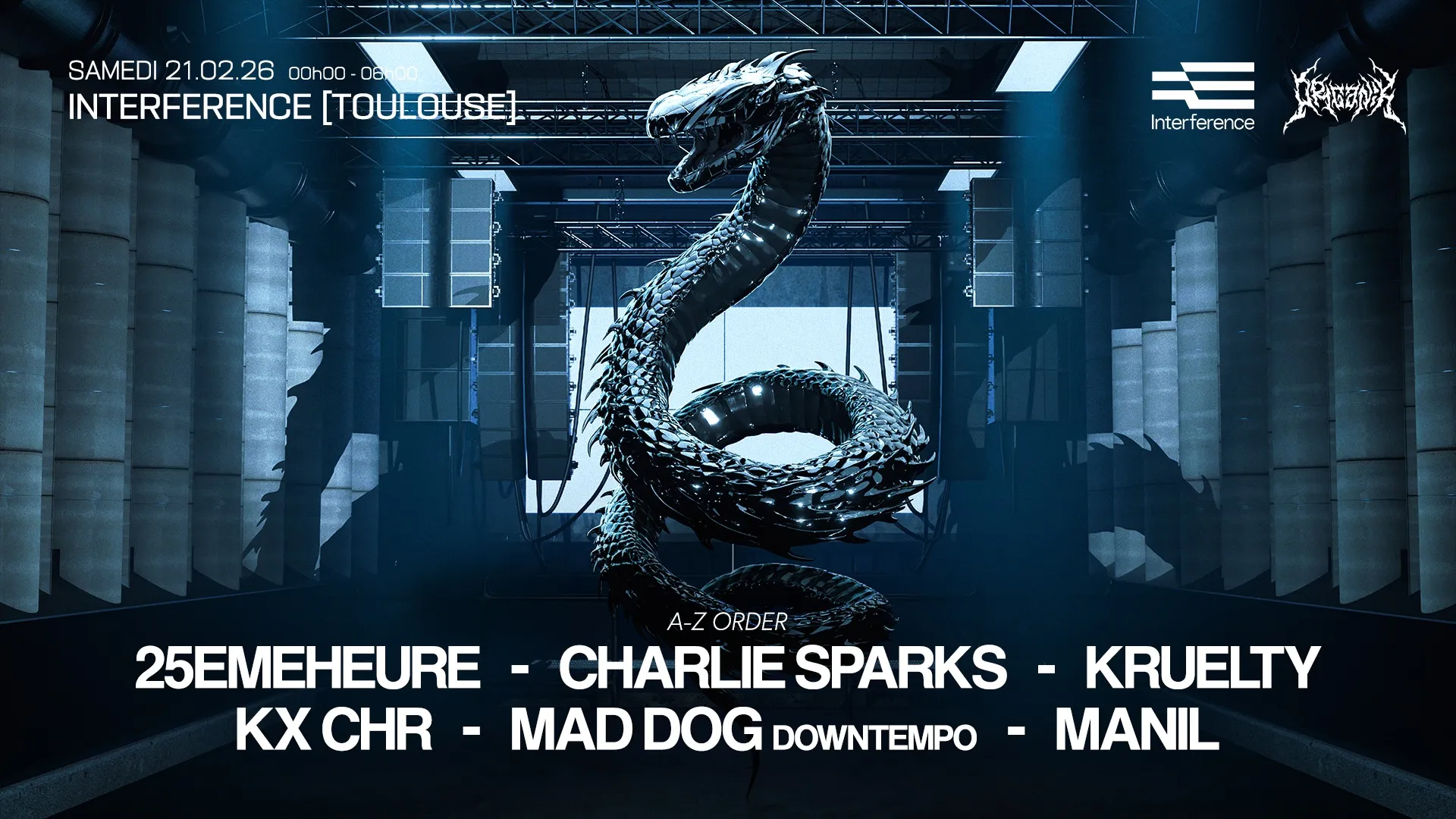 ORGANÏK : KRUELTY, MAD DOG, CHARLIE SPARKS, KX CHR, 25EMEHEURE, MANIL