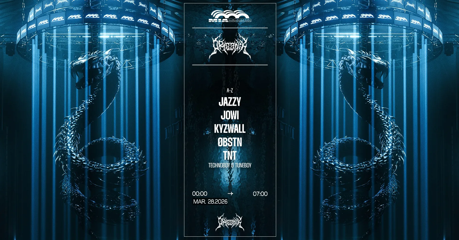 ORGANÏK : JAZZY, TNT, JOWI, KYZWALL, ØBSTN
