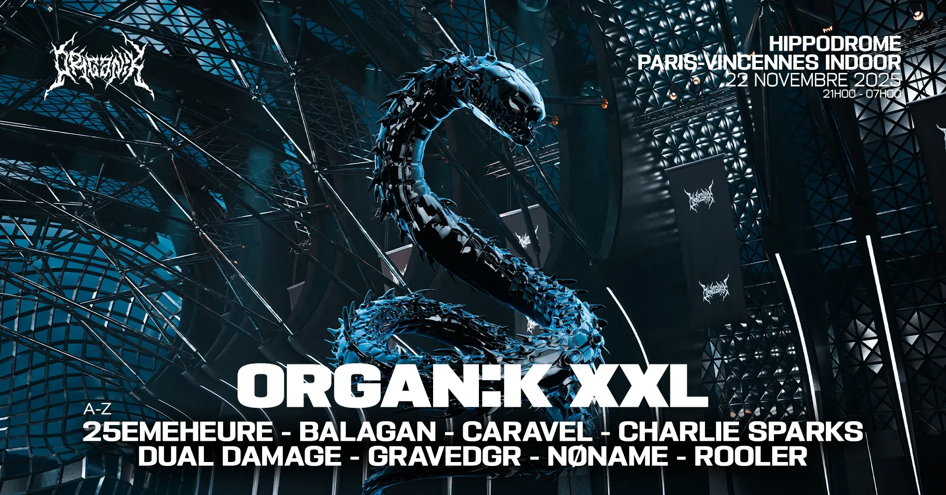 ORGANÏK XXL : HIPPODROME PARIS VINCENNES