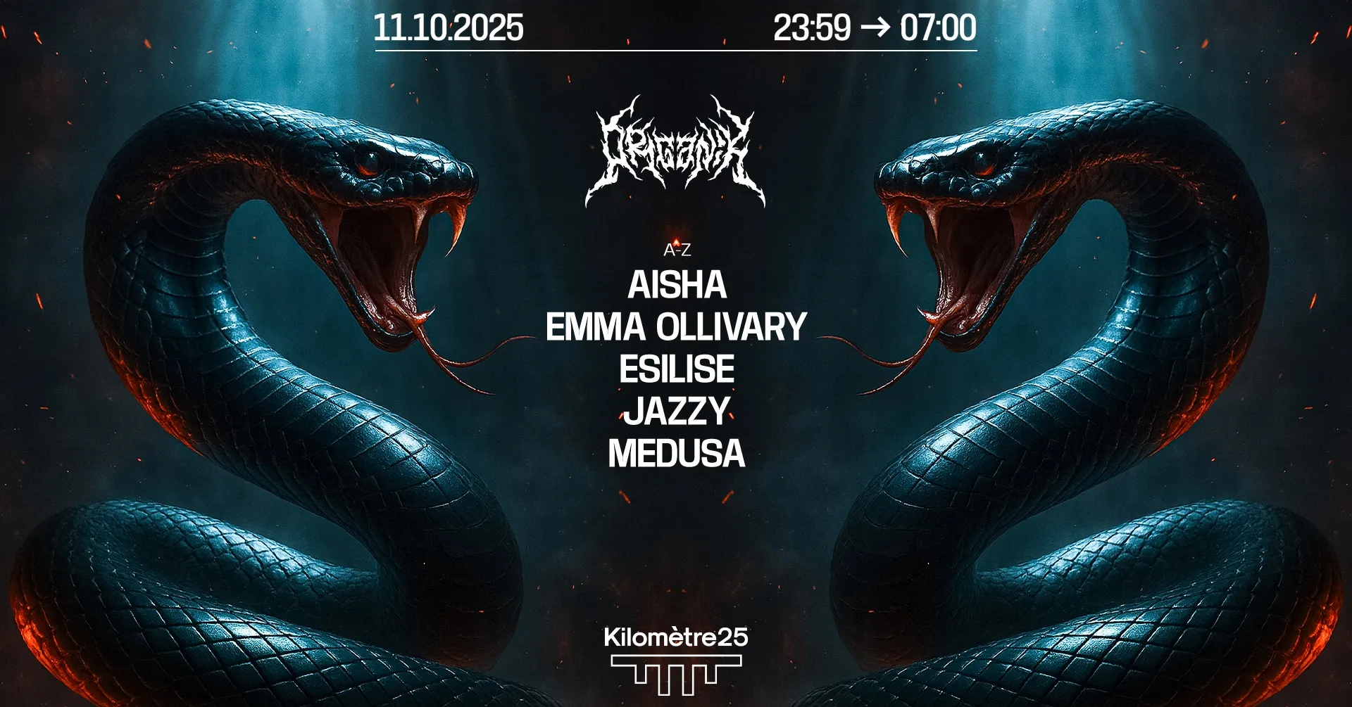 ORGANÏK x KM25 : 100% GIRLS, JAZZY, AISHA, ESILISE, EMMA OLLIVARY, MEDUSA