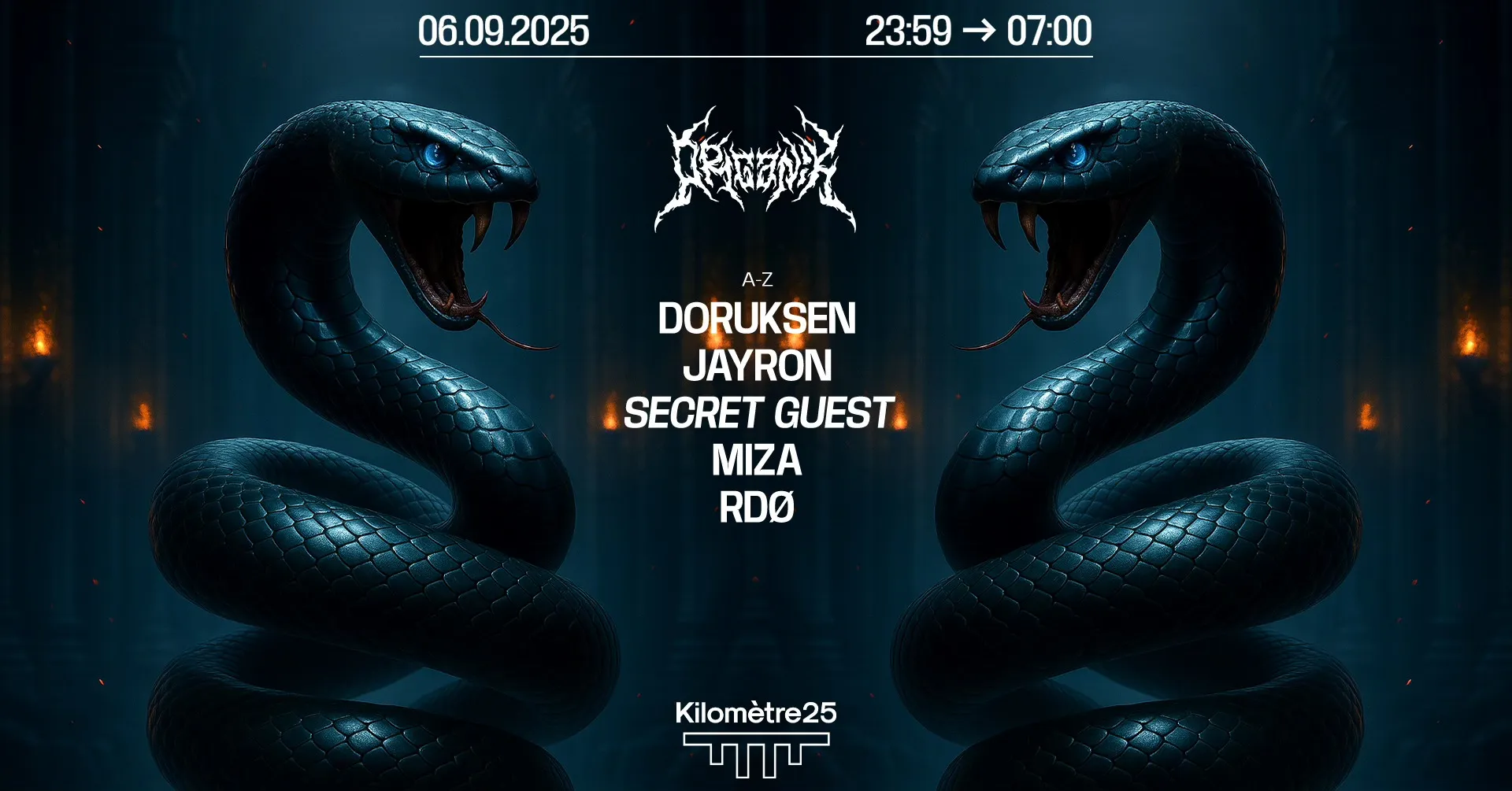ORGANÏK x KM25 : DORUKSEN, JAYRON, RDØ, MIZA + SECRET GUEST