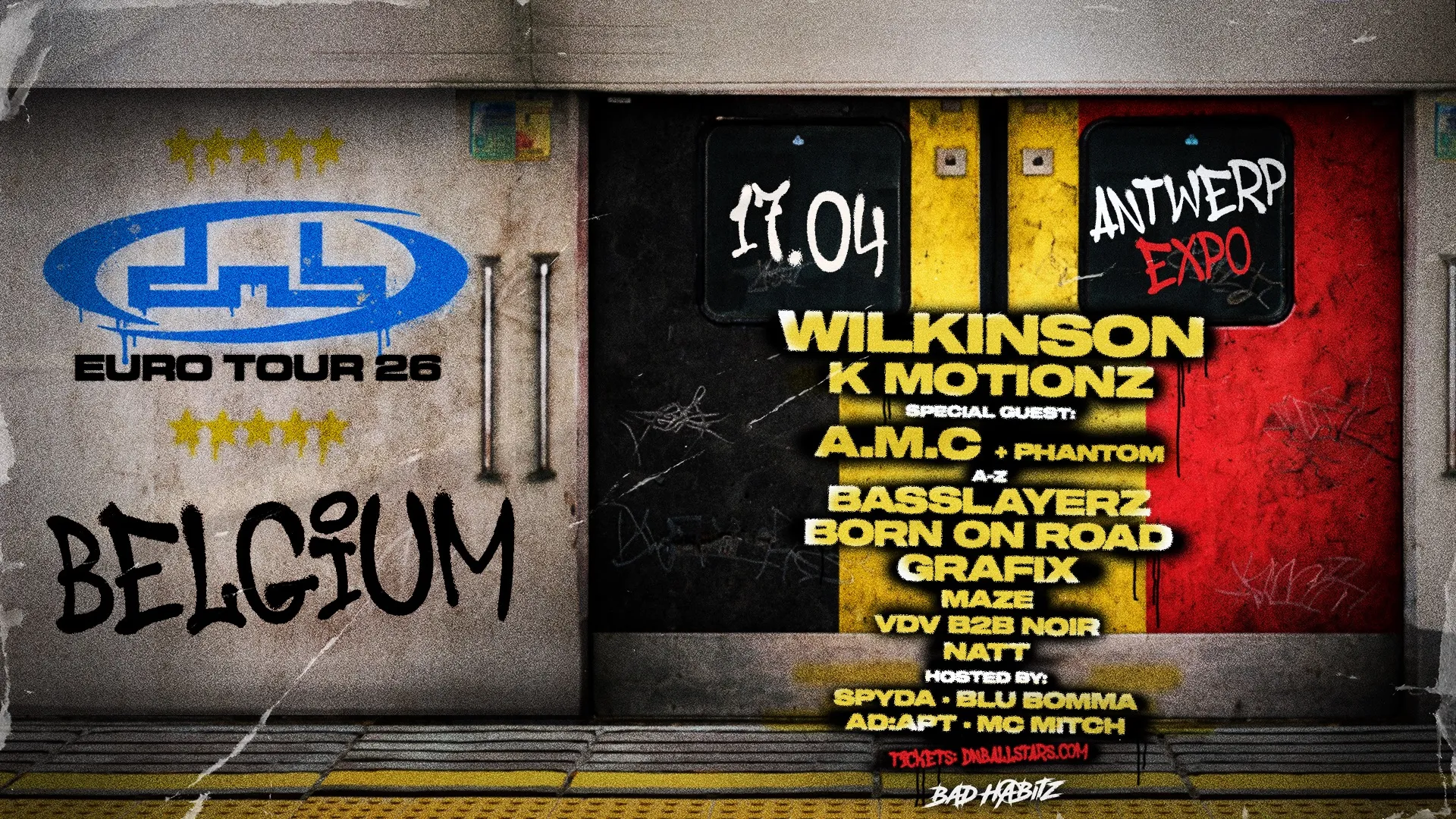 DnB Allstars European Tour: Belgium
