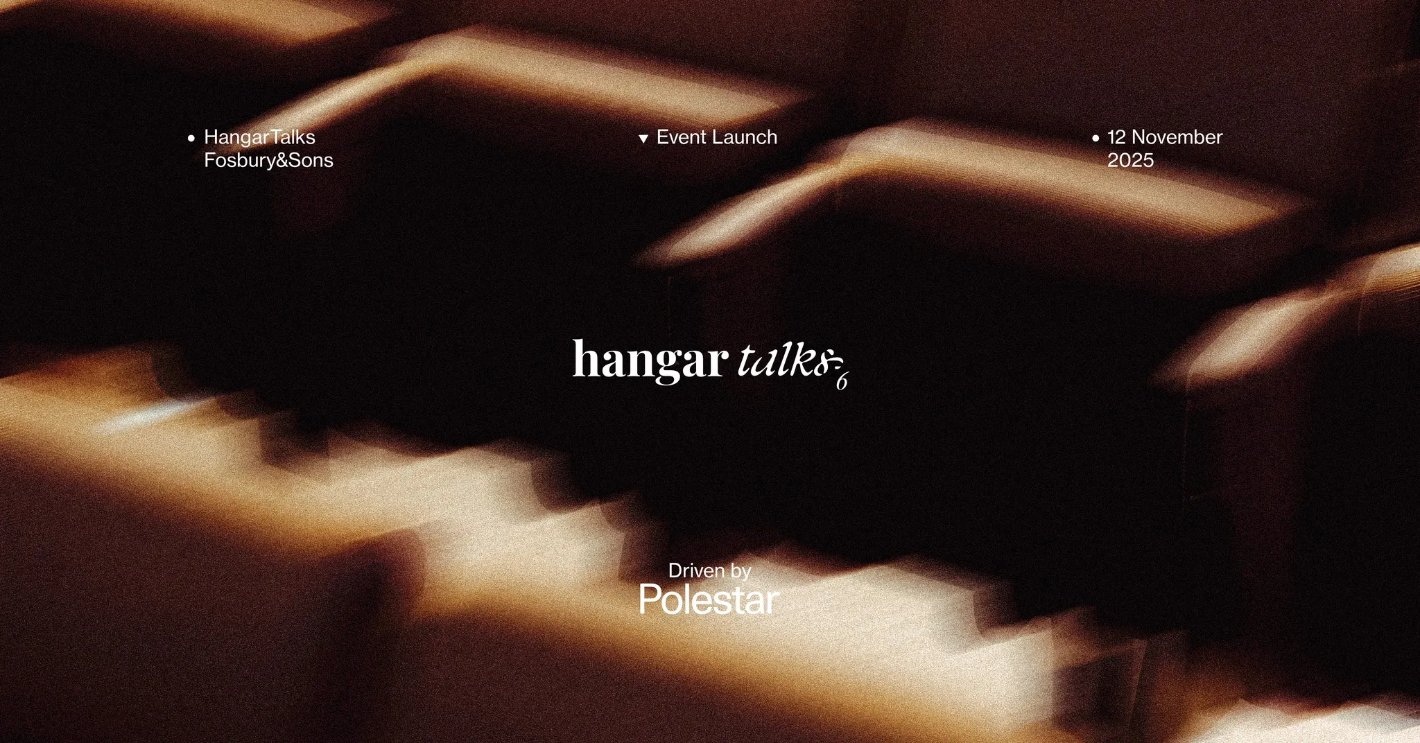 HangarTalks - 12 November - Music, Events, Entrepreneurship.
