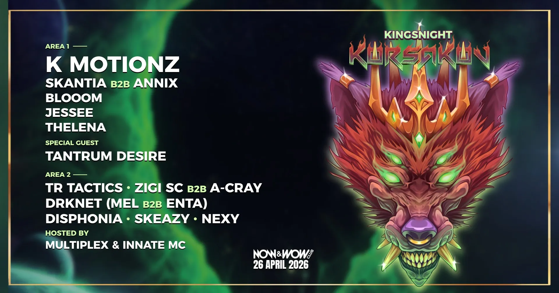 Korsakov Kingsnight 2026