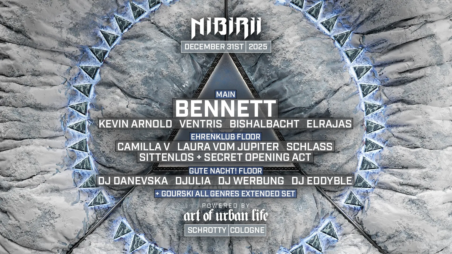 NIBIRII pres. NYE @ Schrotty!