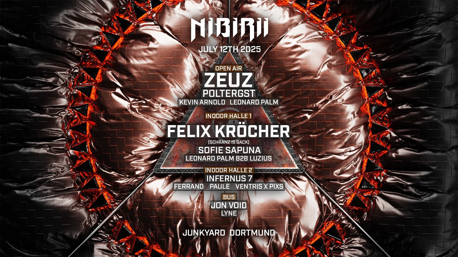 Nibirii Day & Night w/ ZEUZ, Poltergeist, Felix Kröcher, uwm.