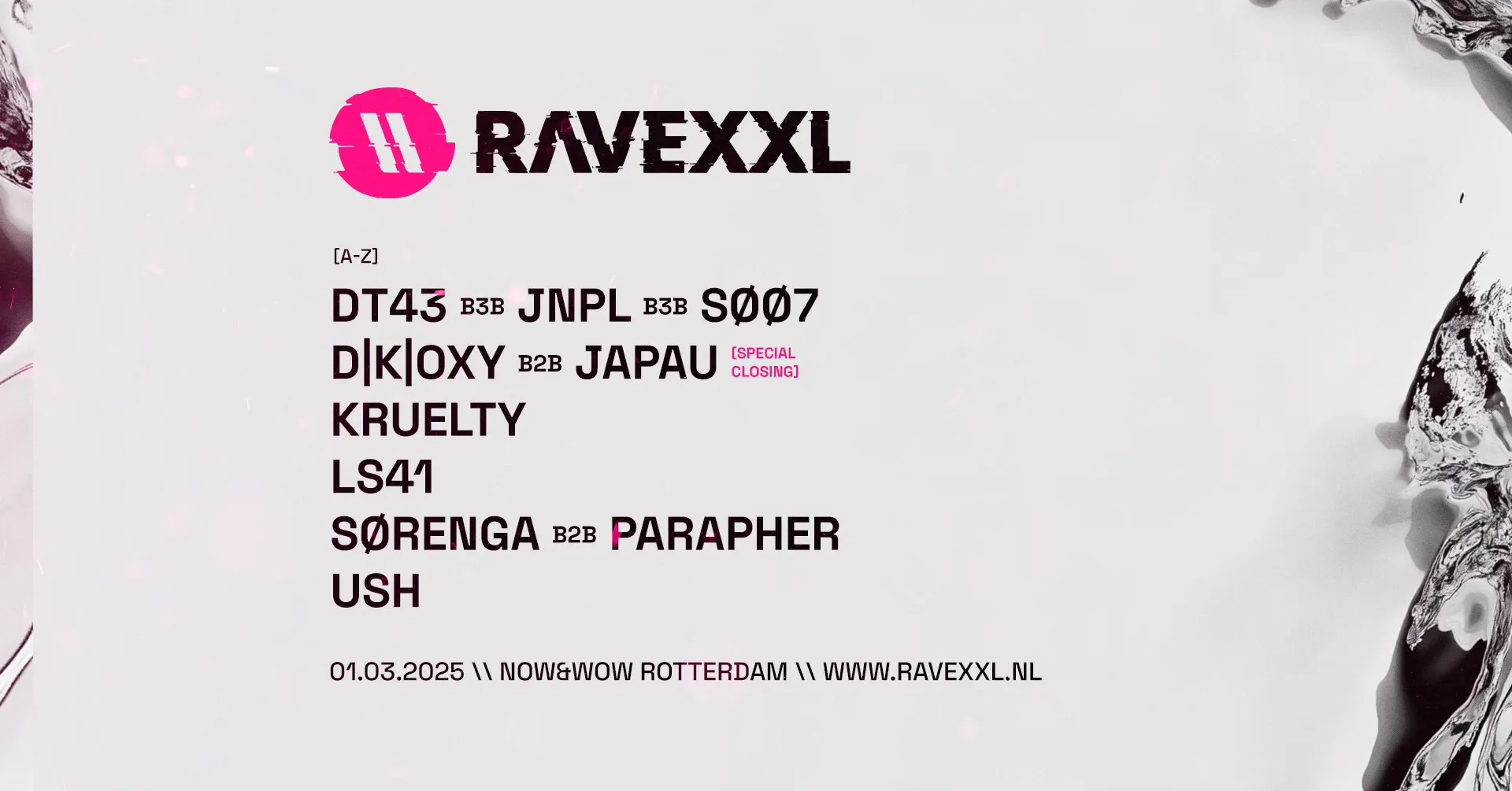RAVE XXL | NOW&WOW ROTTERDAM! | FIRST EDITION 2025 #ALMOST SOLD OUT