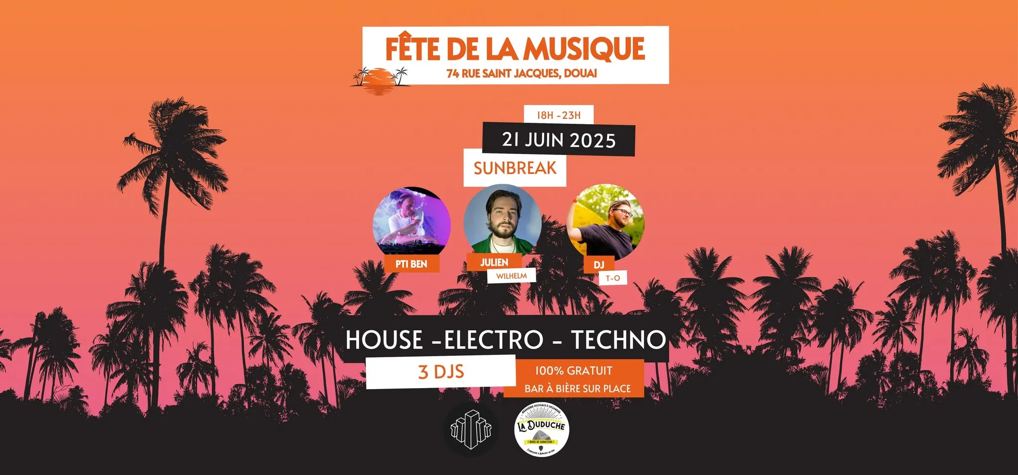 Fête de la musique 21 juin - Douai - Sunbreak
