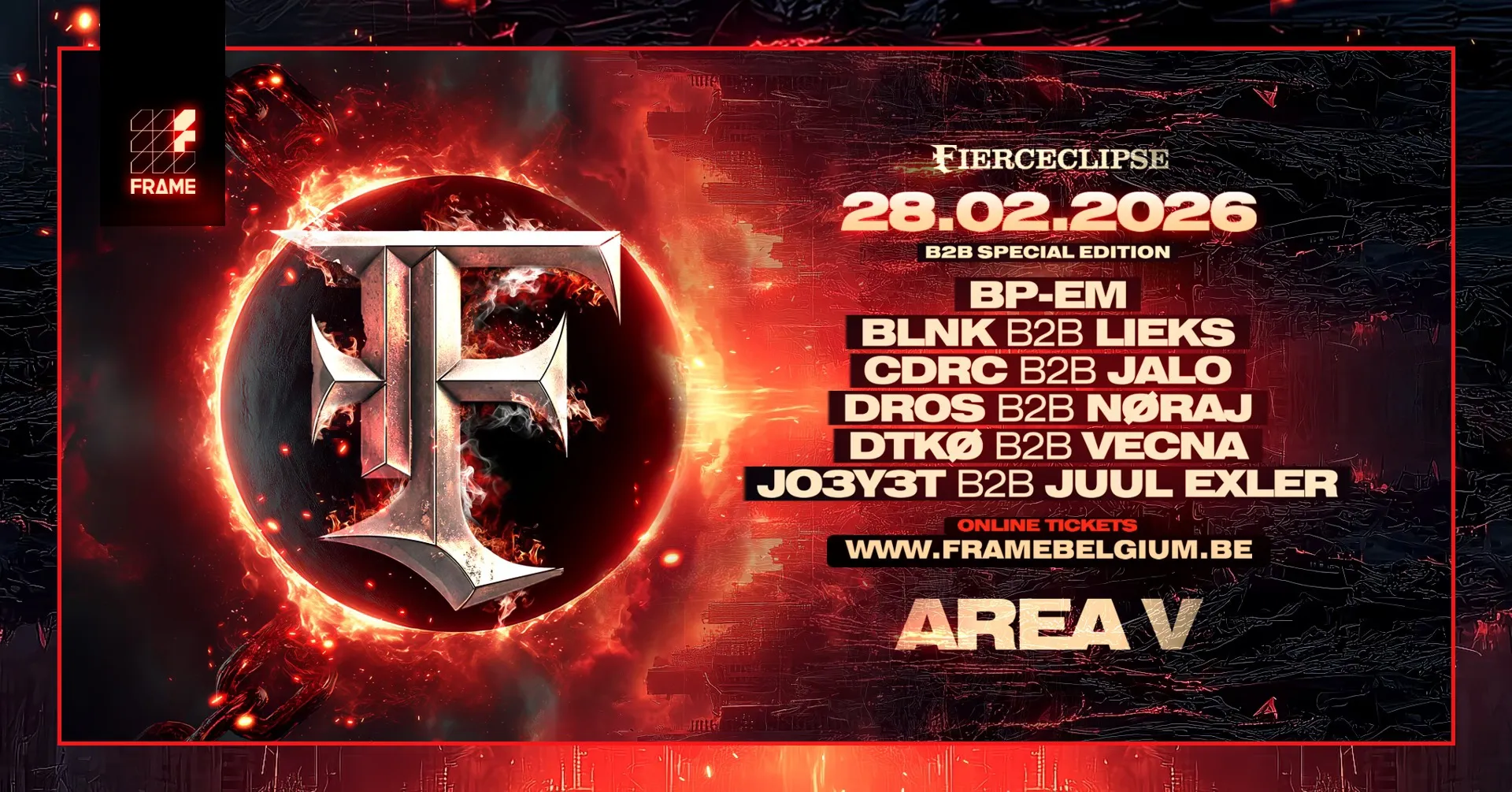 Fierceclipse 6.0 || 28.02.2026 || Area V - Hasselt