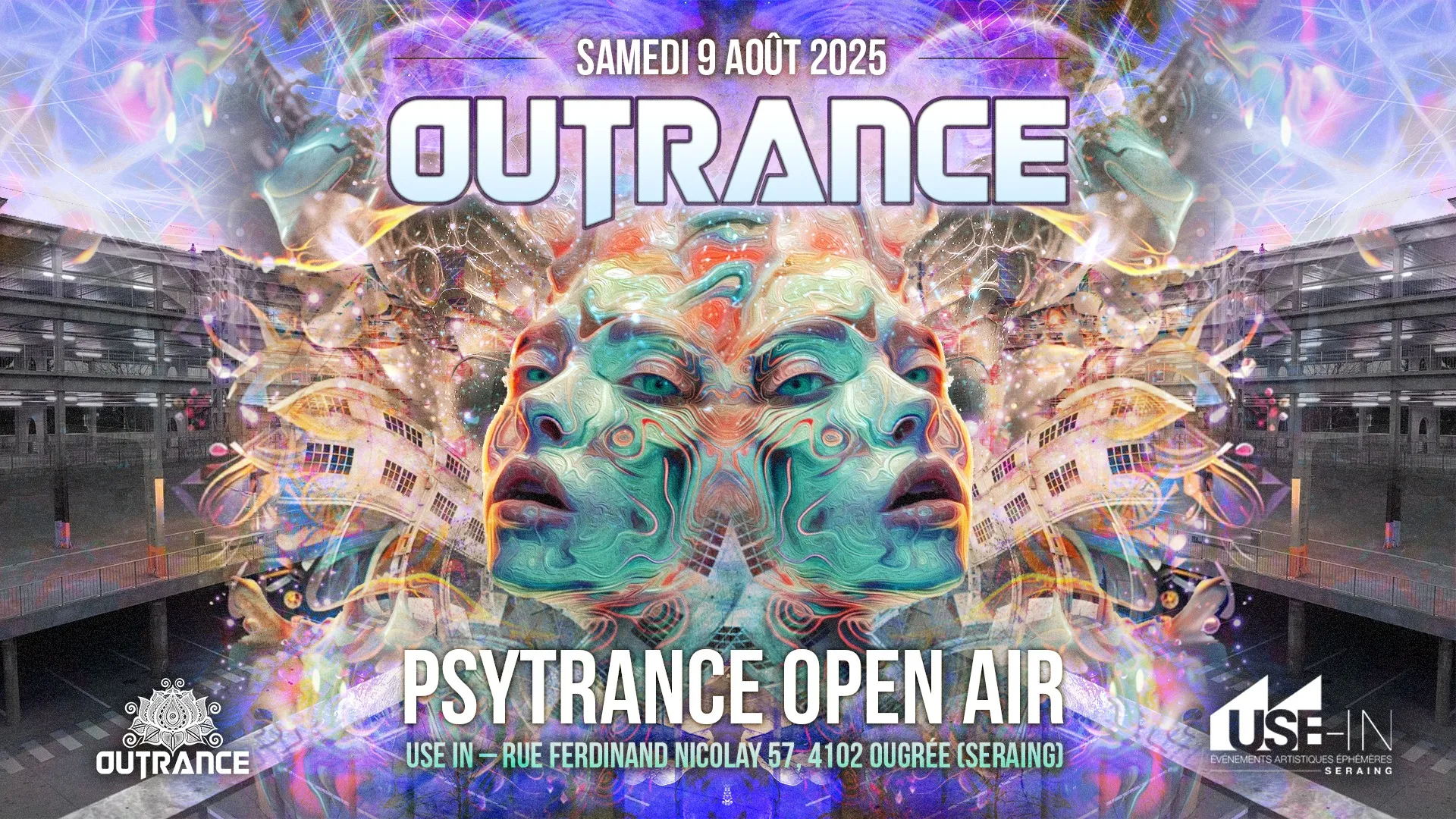 OUTRANCE x USE IN - PSYTRANCE OPEN AIR ☀️ 🕉️