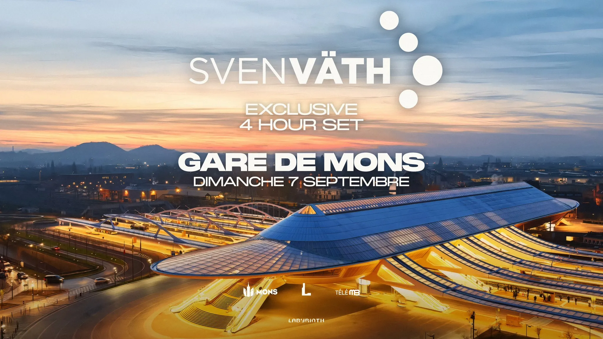 Sven Väth - Gare de Mons - Plein Air