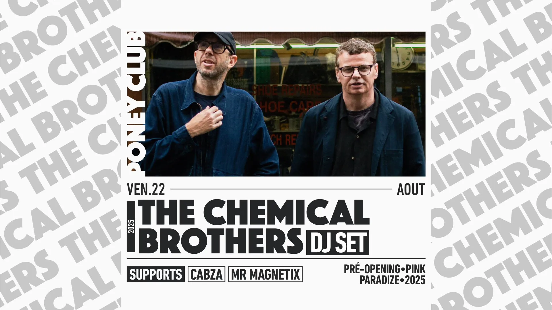 The Chemical Brothers DJ SET at Poney Club, Toulouse, France