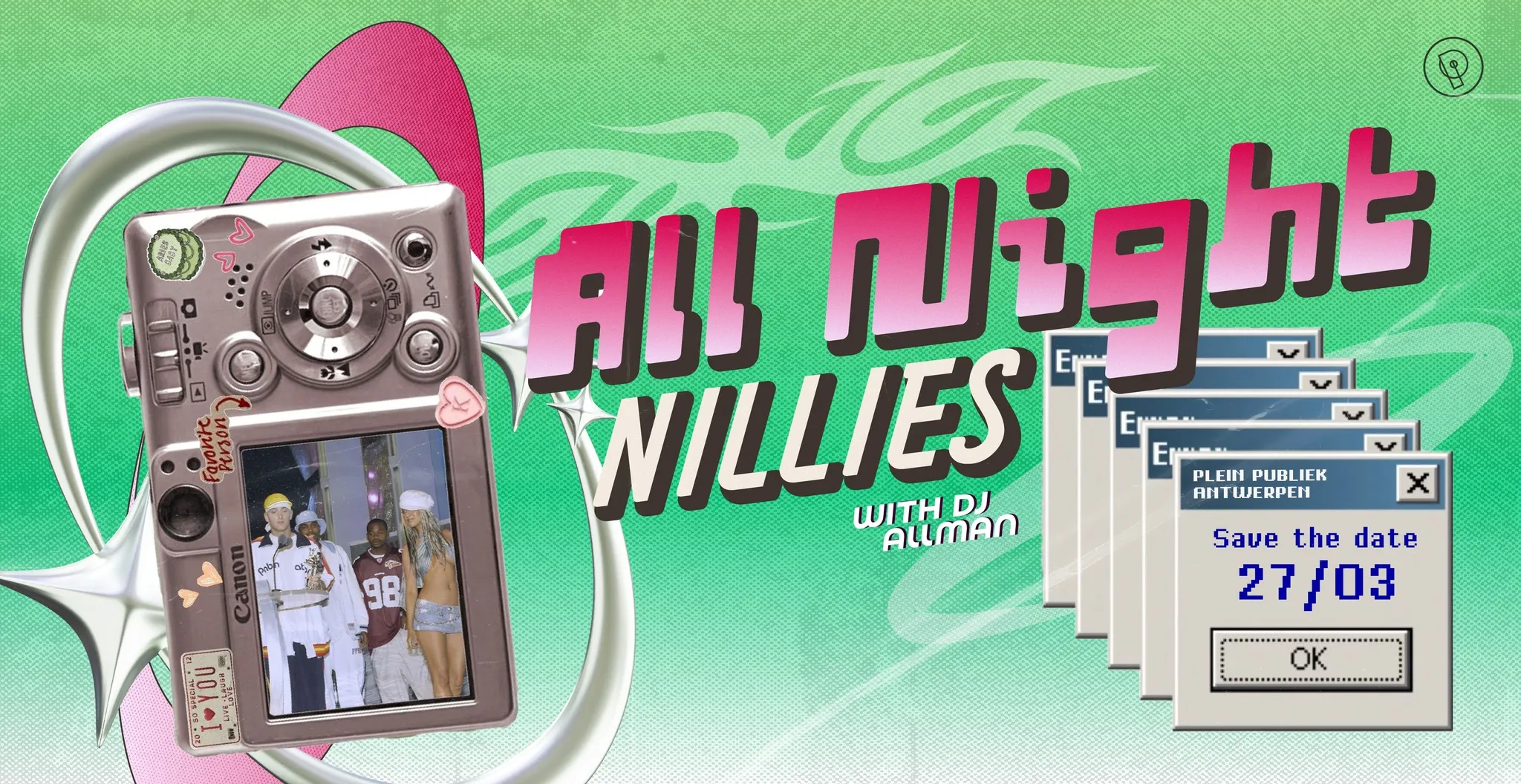 ALL NIGHT NILLIES | Plein Publiek
