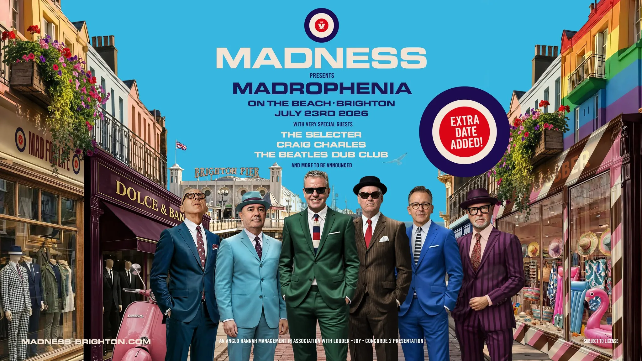 Madness - 23rd July | On The Beach Brighton 2026