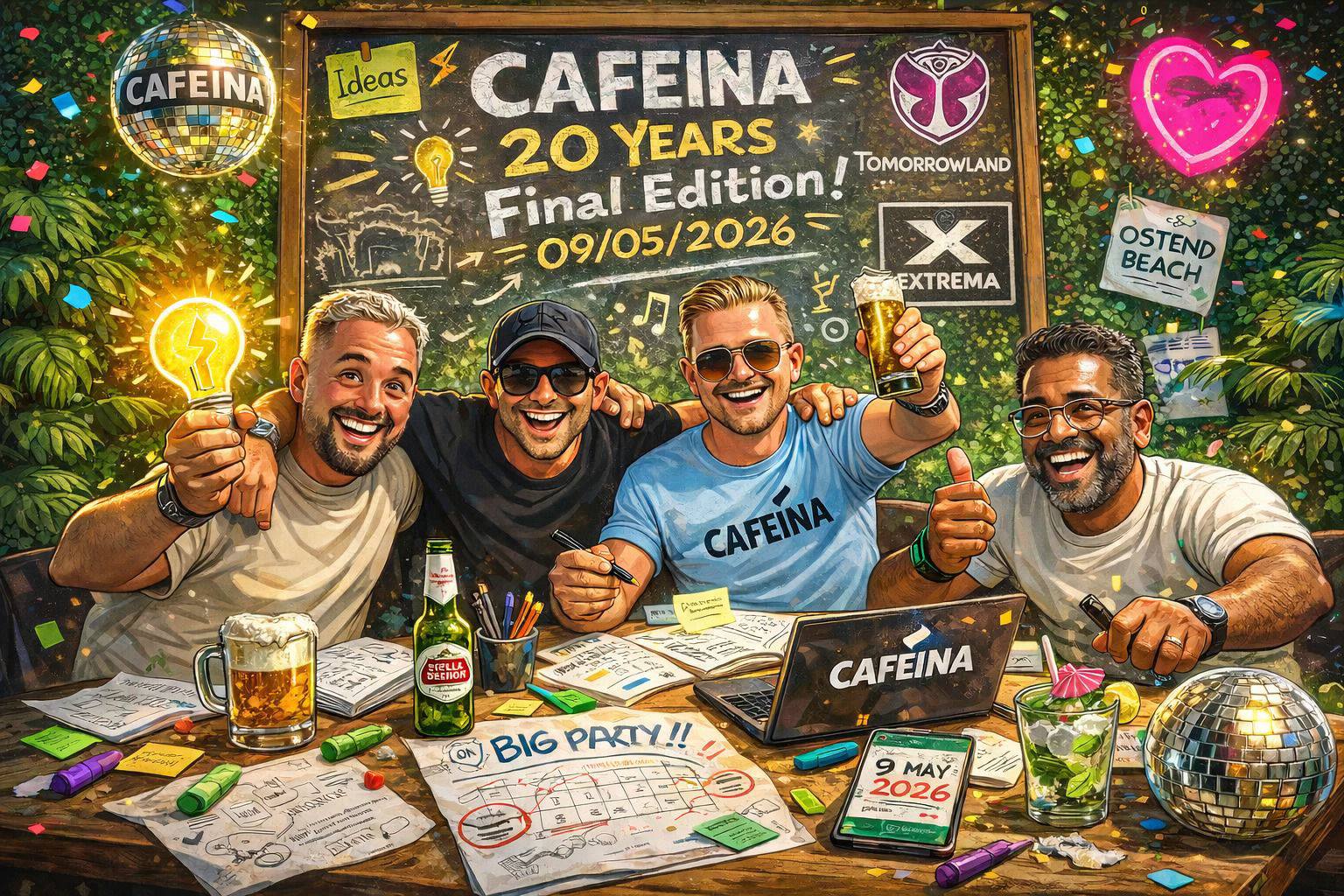 20 YEARS CAFEÍNA AT IKON ANTWERP - THE LAST DANCE 🚀