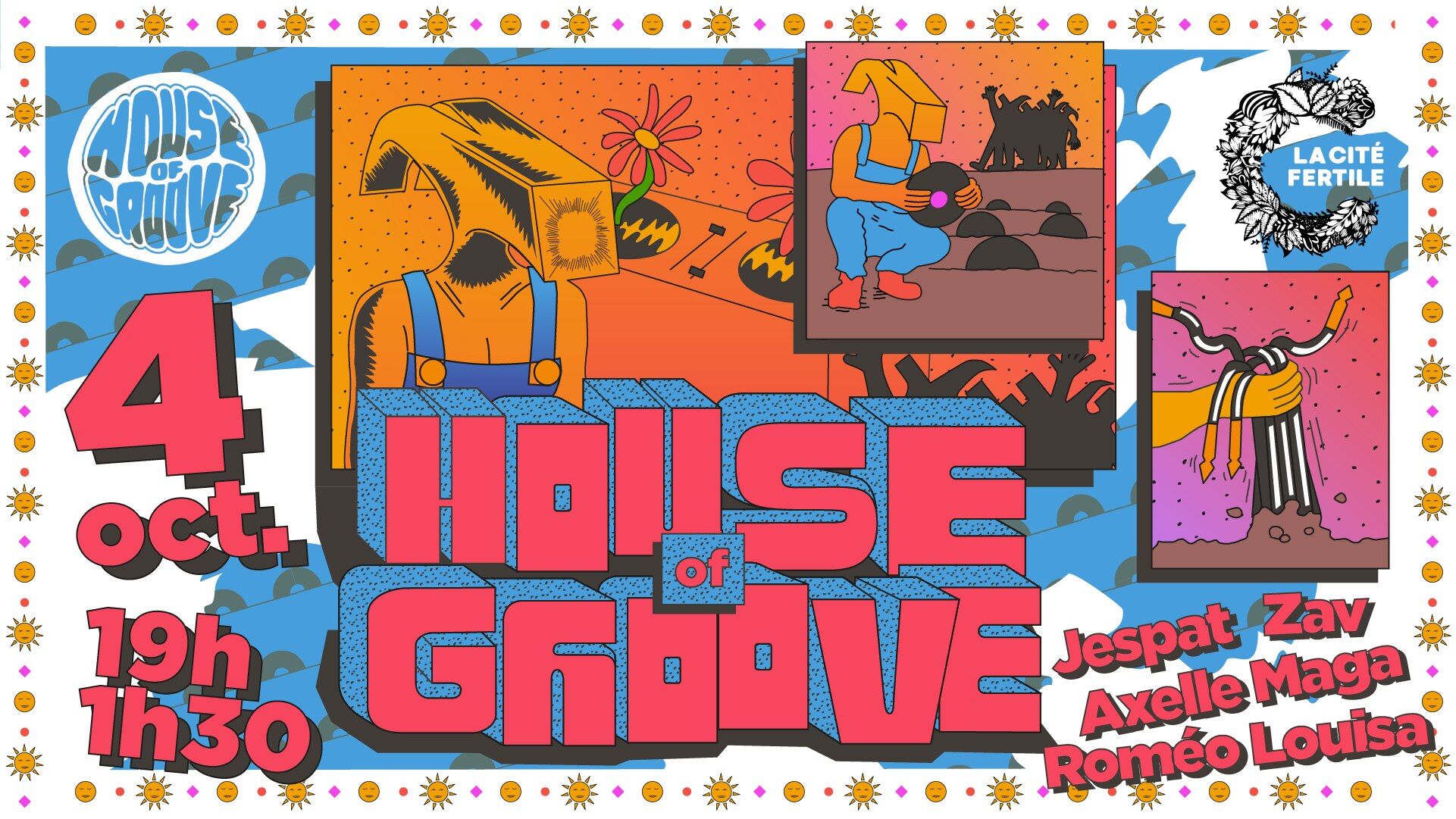 Free Open Air à la Cité Fertile : House Of Groove