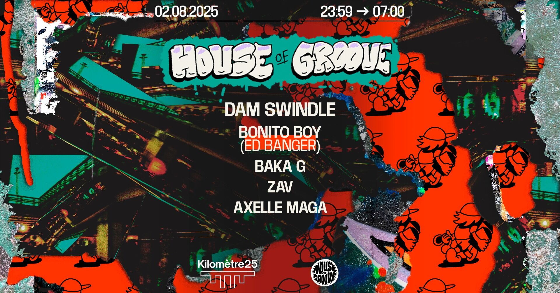 House Of Groove : Detroit Swindle, Ed Banger, Baka G, Zav