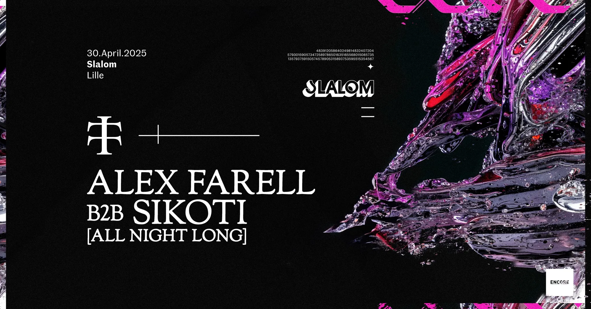 TELETECH : Alex Farell b2b Sikoti all night long - Slalom - Lille