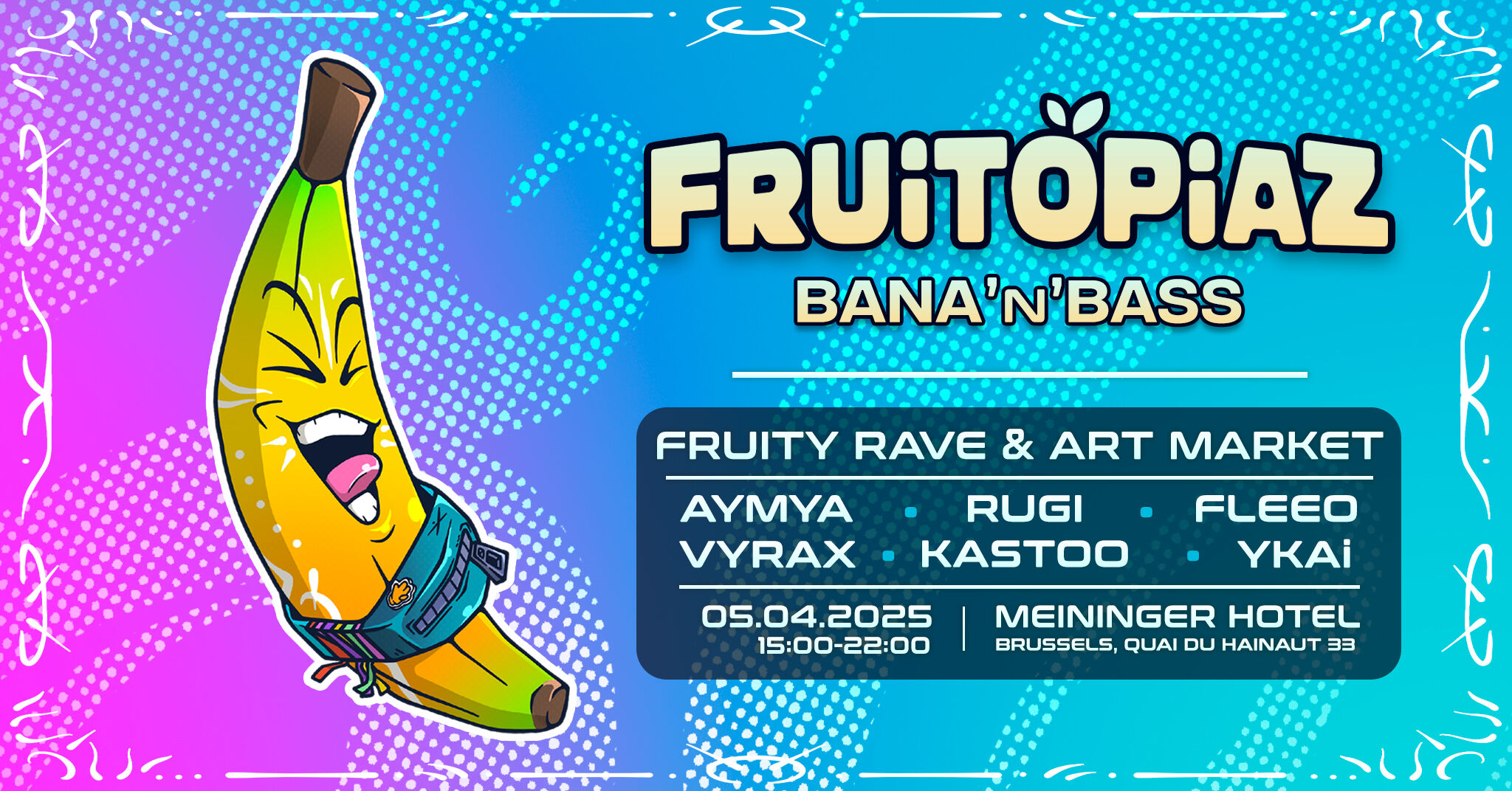 [OPEN AIR ☀️] Fruitopiaz - Bana'n'Bass 🍌 | Fruity Day Rave [Drum&Bass, Dubstep & More]