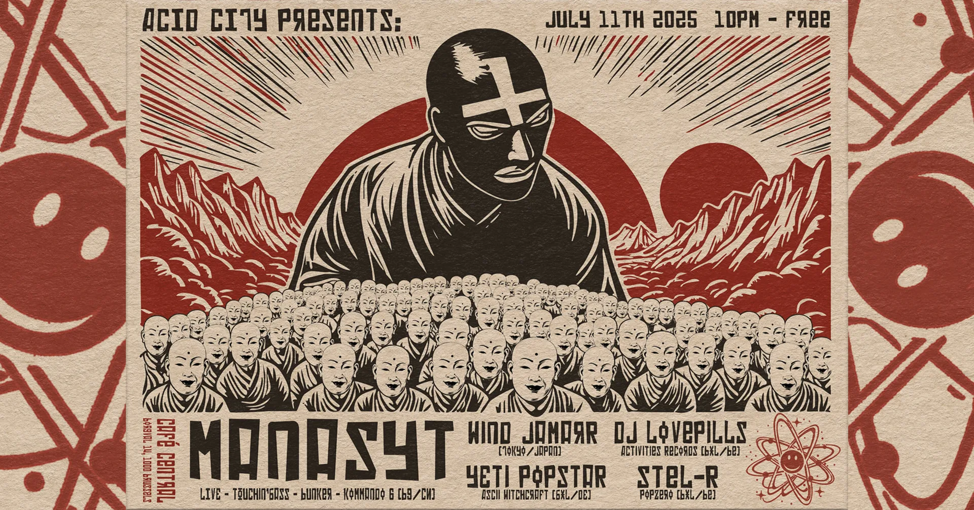 Acid City invites Manasyt *live* + After-Party w/ Wind Jamarr, Lovepils & Stel-R