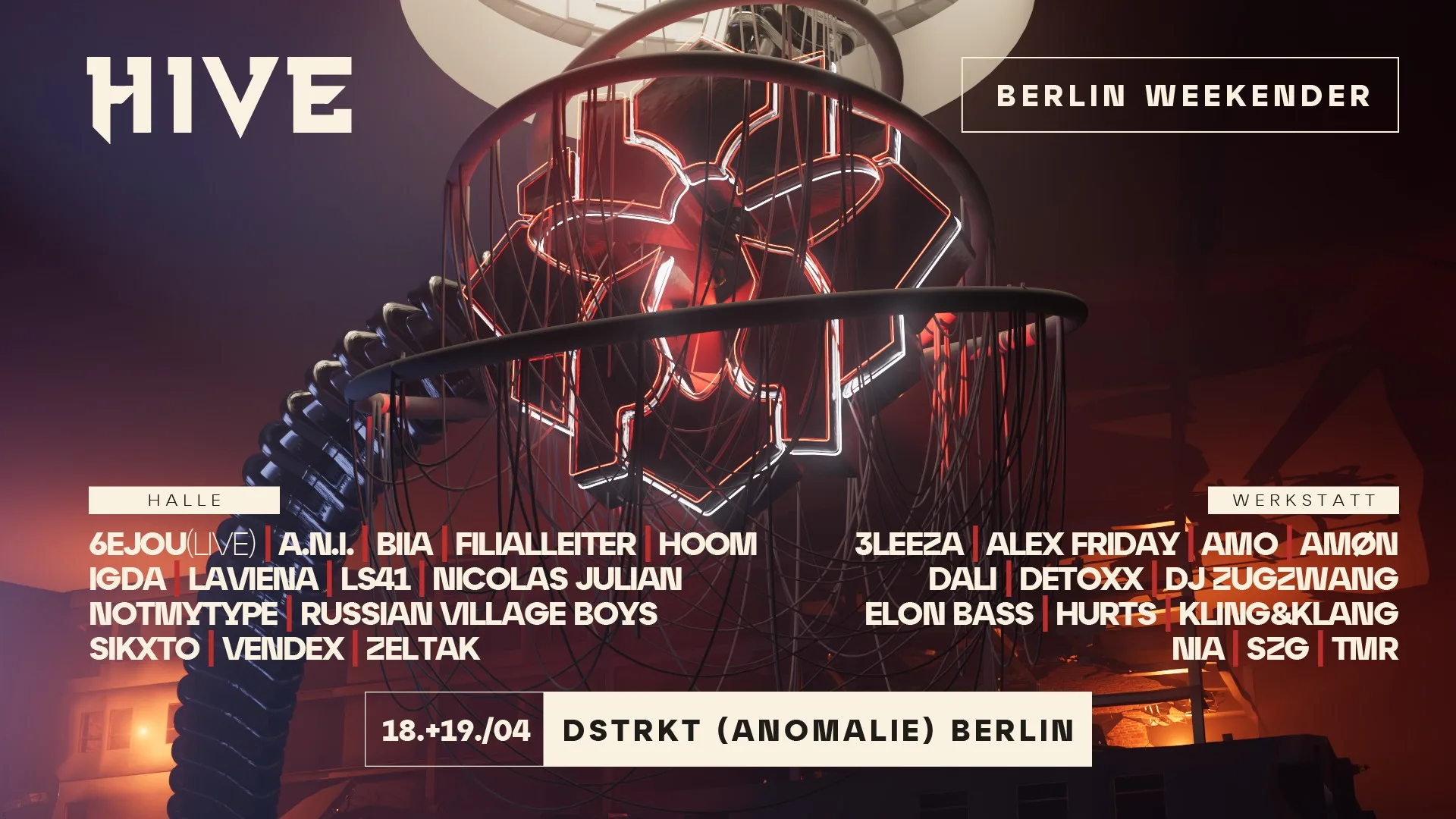 HIVE Berlin Weekender - April 18 + 19