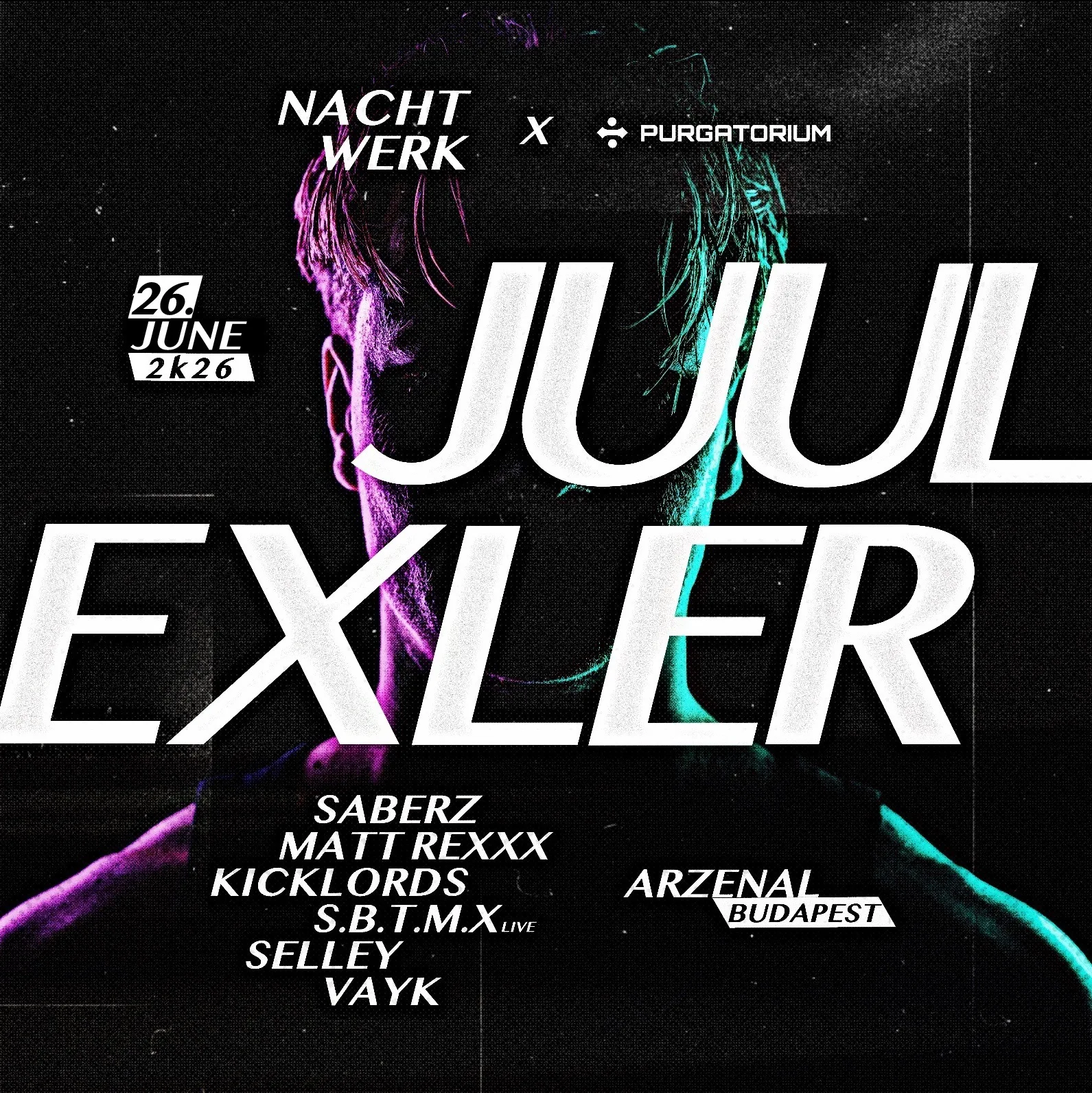 NACHTWERK I PURGATORIUM RAVE I 03.14. I JUUL EXLER I ARZENÁL I BUDAPEST
