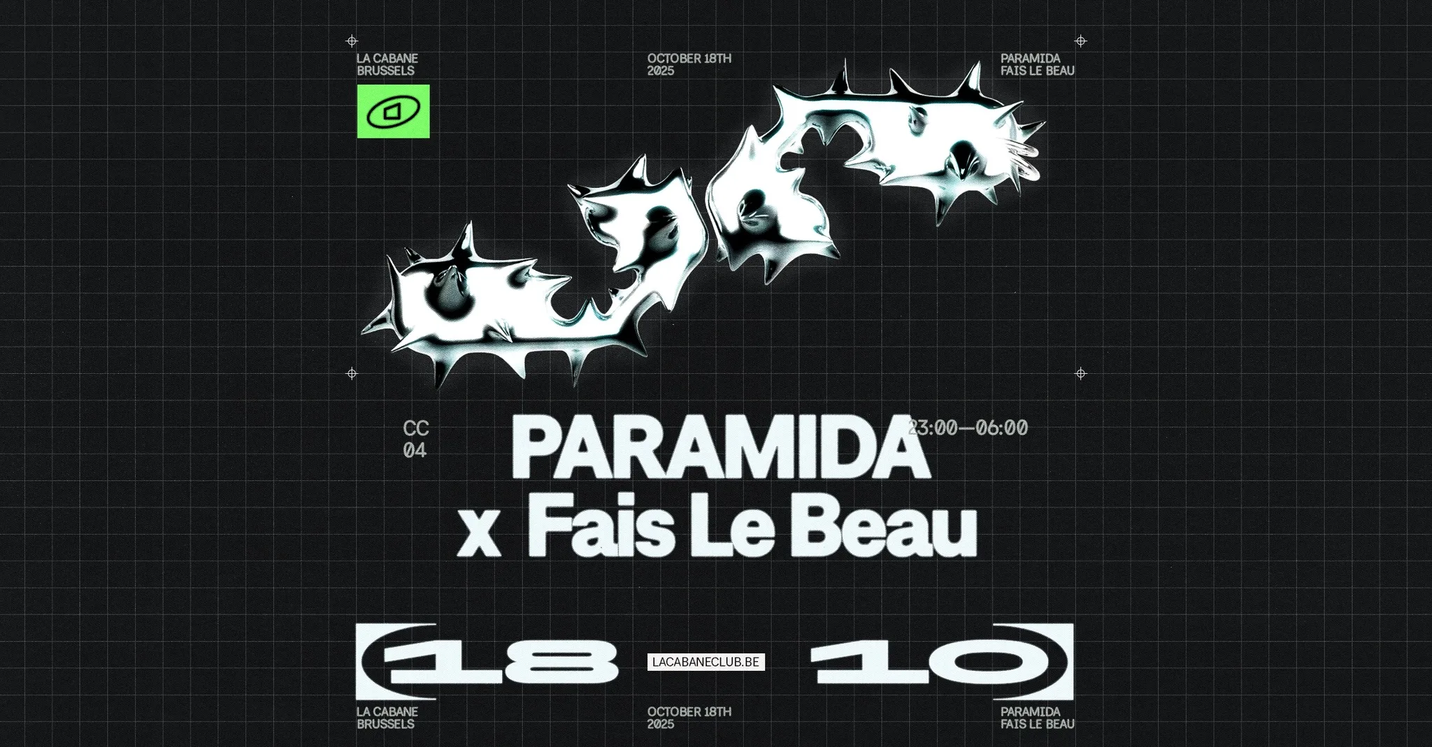 Club Cabane | PARAMIDA x Fais Le Beau