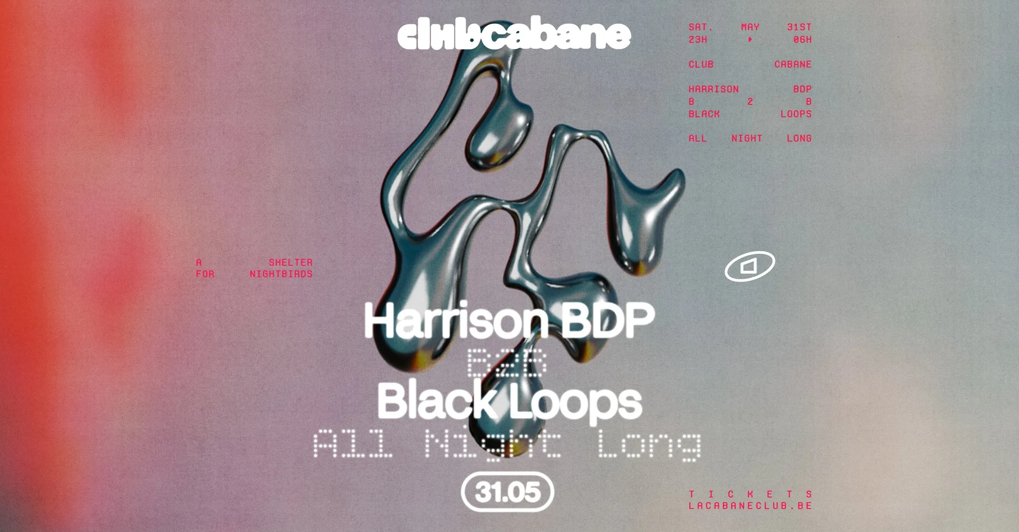 Club Cabane | Harrison BDP b2b Black Loops • all night long
