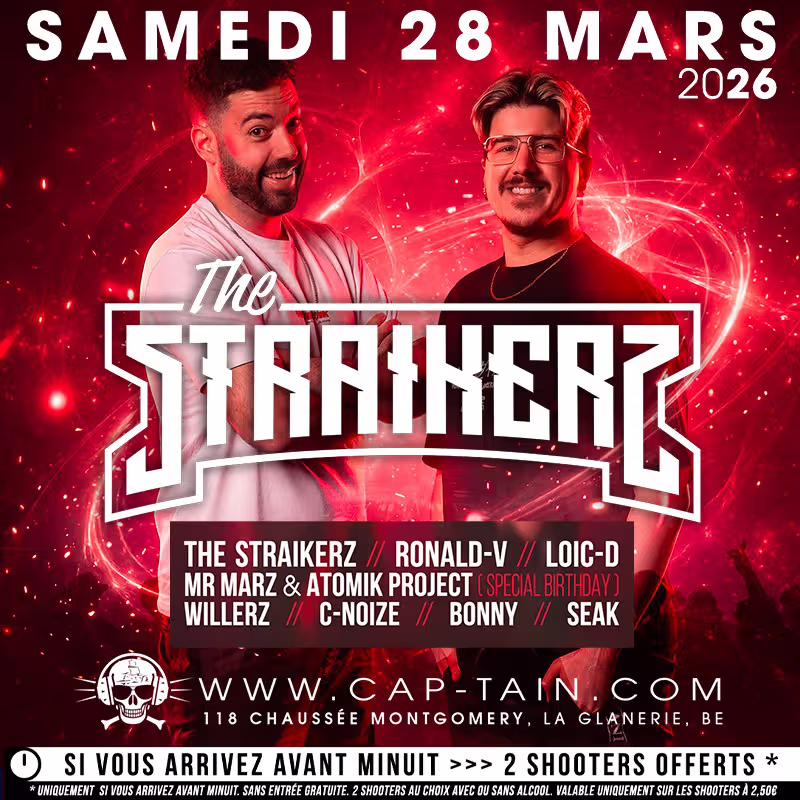 The Straikerz - Samedi 28 Mars 2026 au Cap'tain