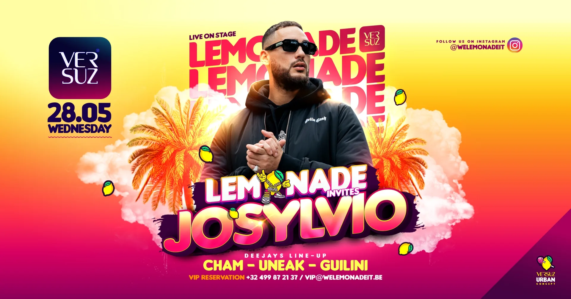 WED.28.05 - LEMONADE w/ special guest JOSYLVIO
