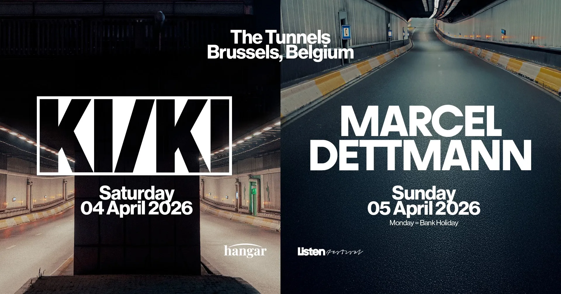 Hangar & Listen Festival invite KI/KI — The Tunnels