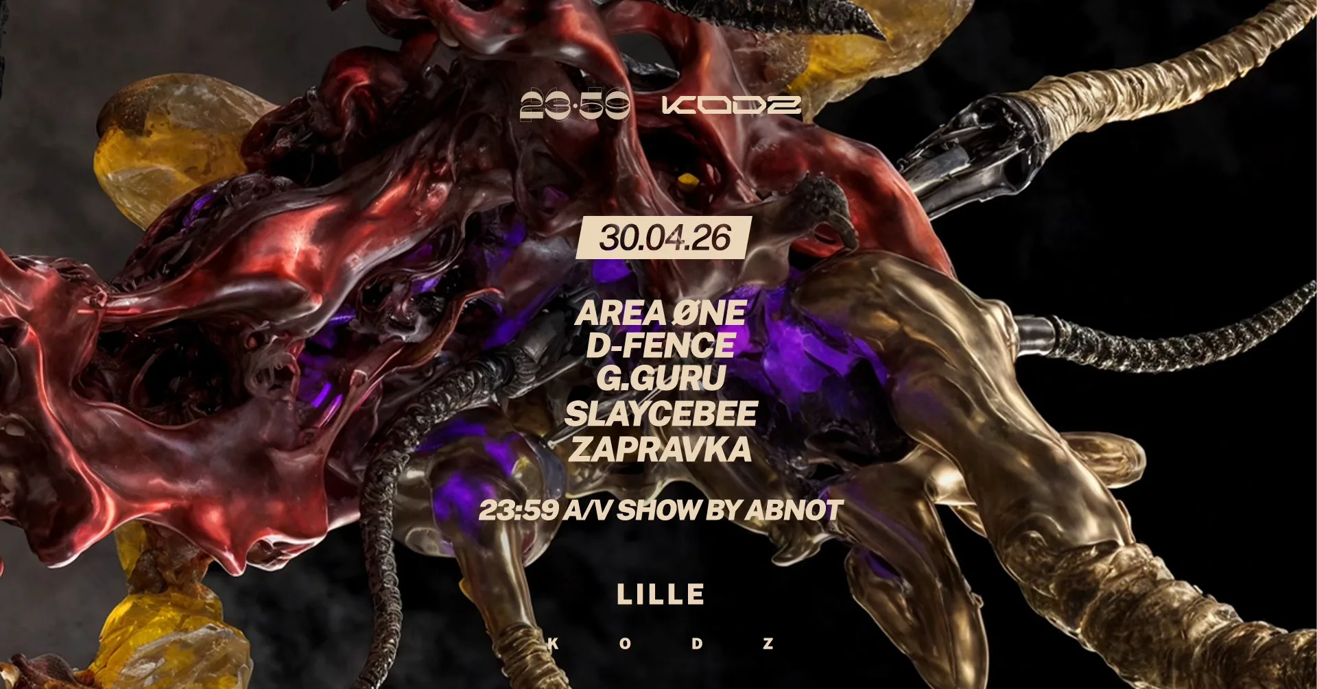 23:59 – ZAPRAVKA, AREA ØNE, D-FENCE, G.GURU, SLAYCEBEE