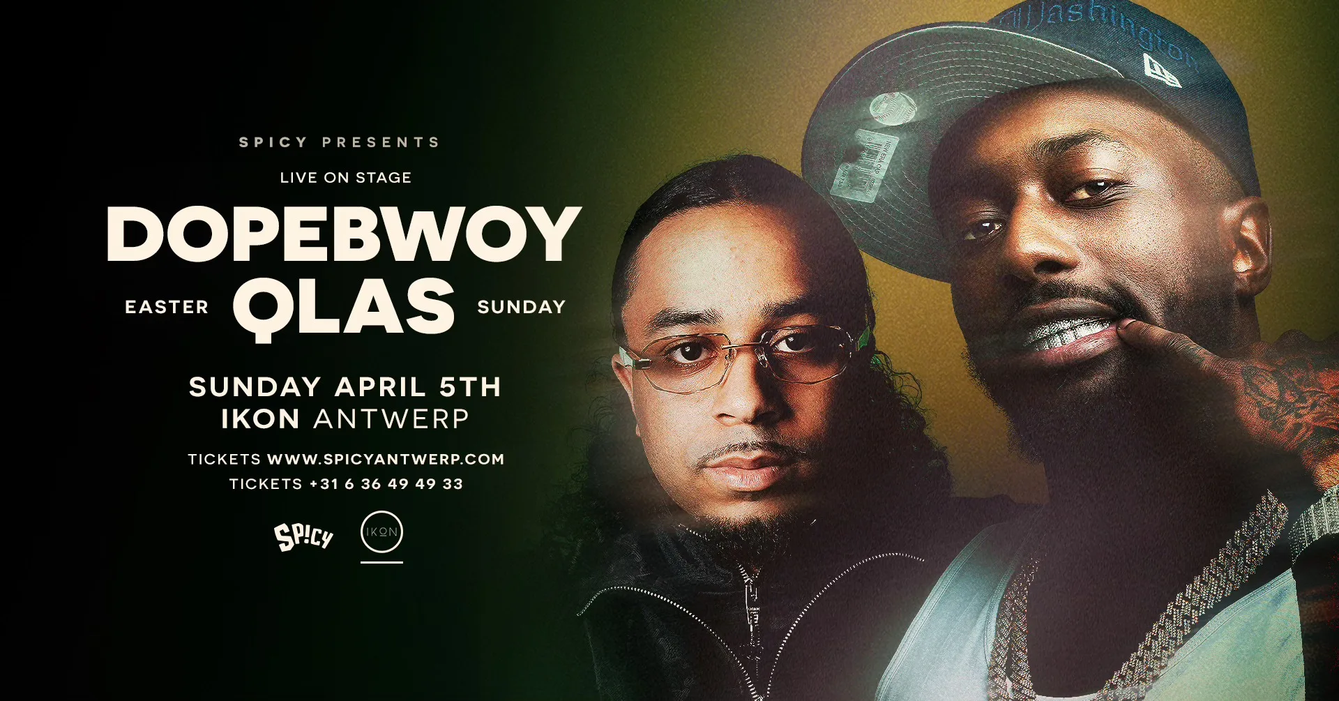 DOPEBWOY and QLAS live at IKON Antwerp // Easter Sunday 🐣
