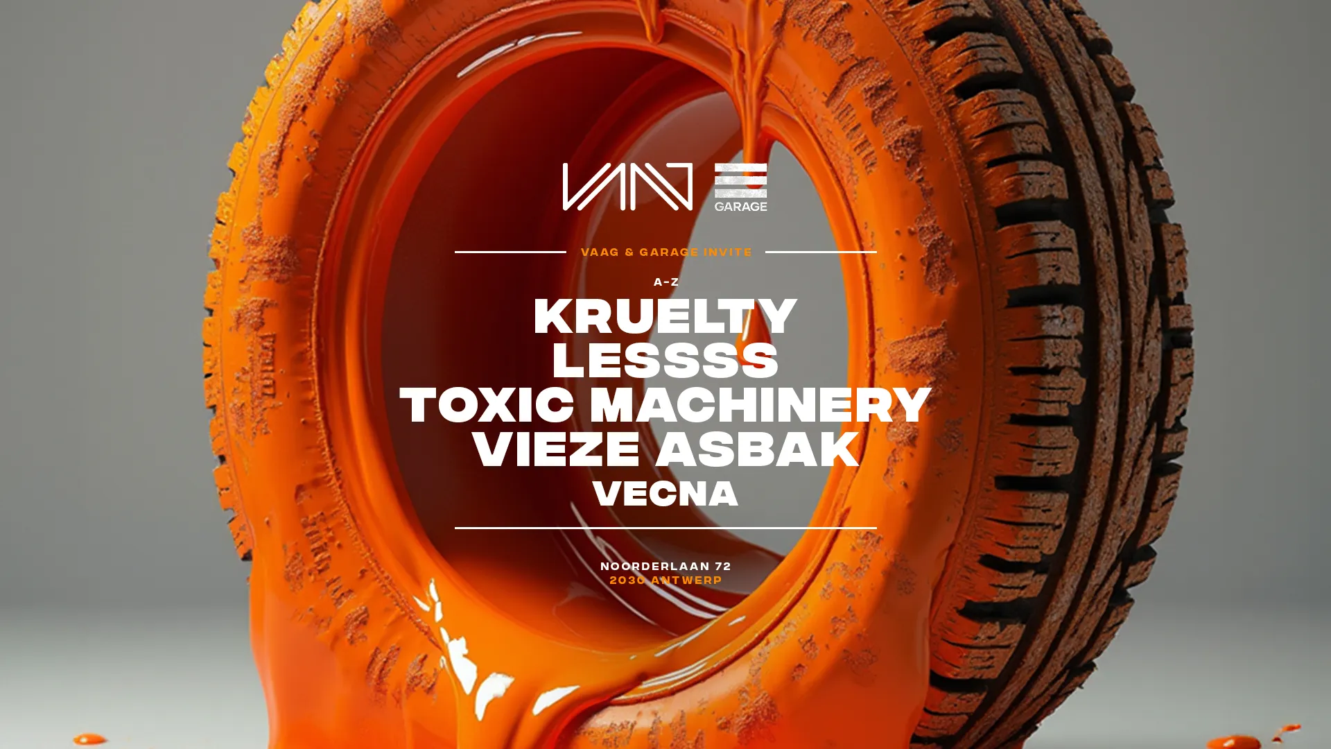 Vaag & Garage invite: Vieze Asbak, Lessss & more