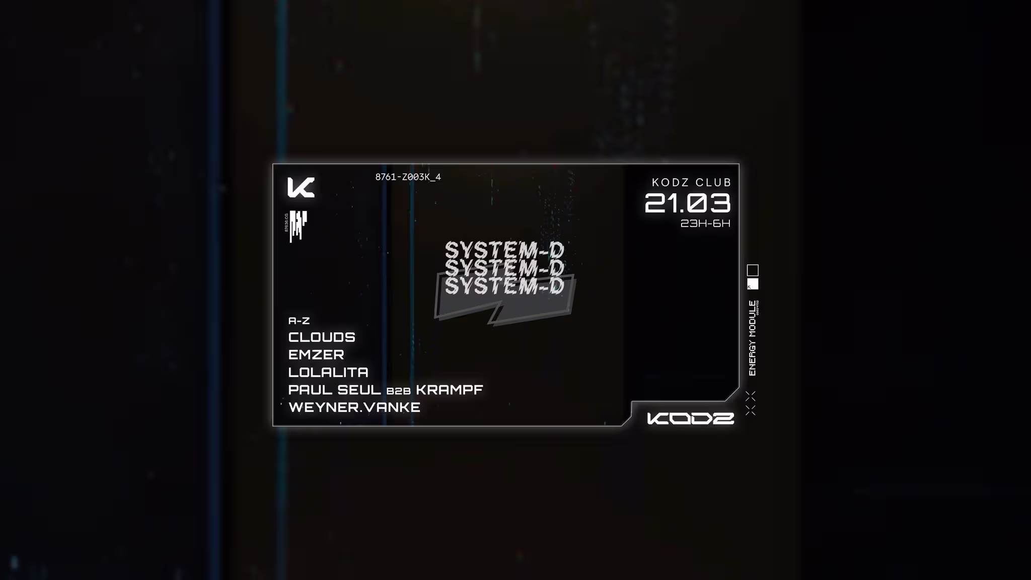 KODZ x SYSTEM-D
