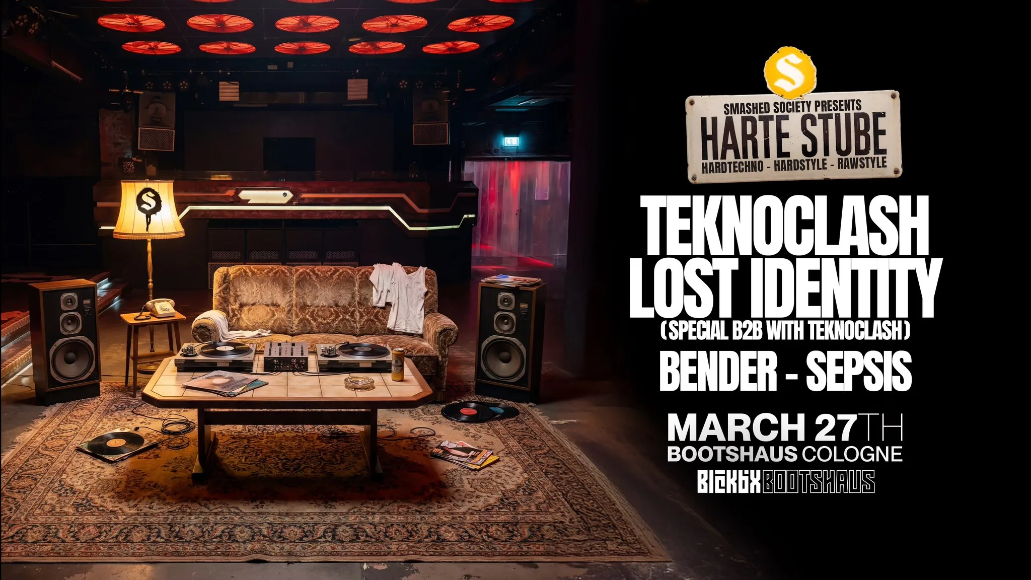 HARTE STUBE pres. by Bootshaus & Smashed Society