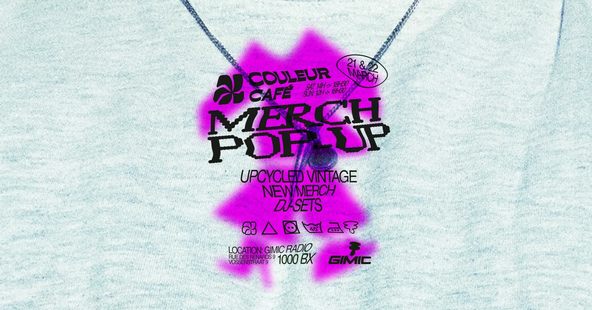 Couleur Café's Merch Pop-Up @ Gimic Radio
